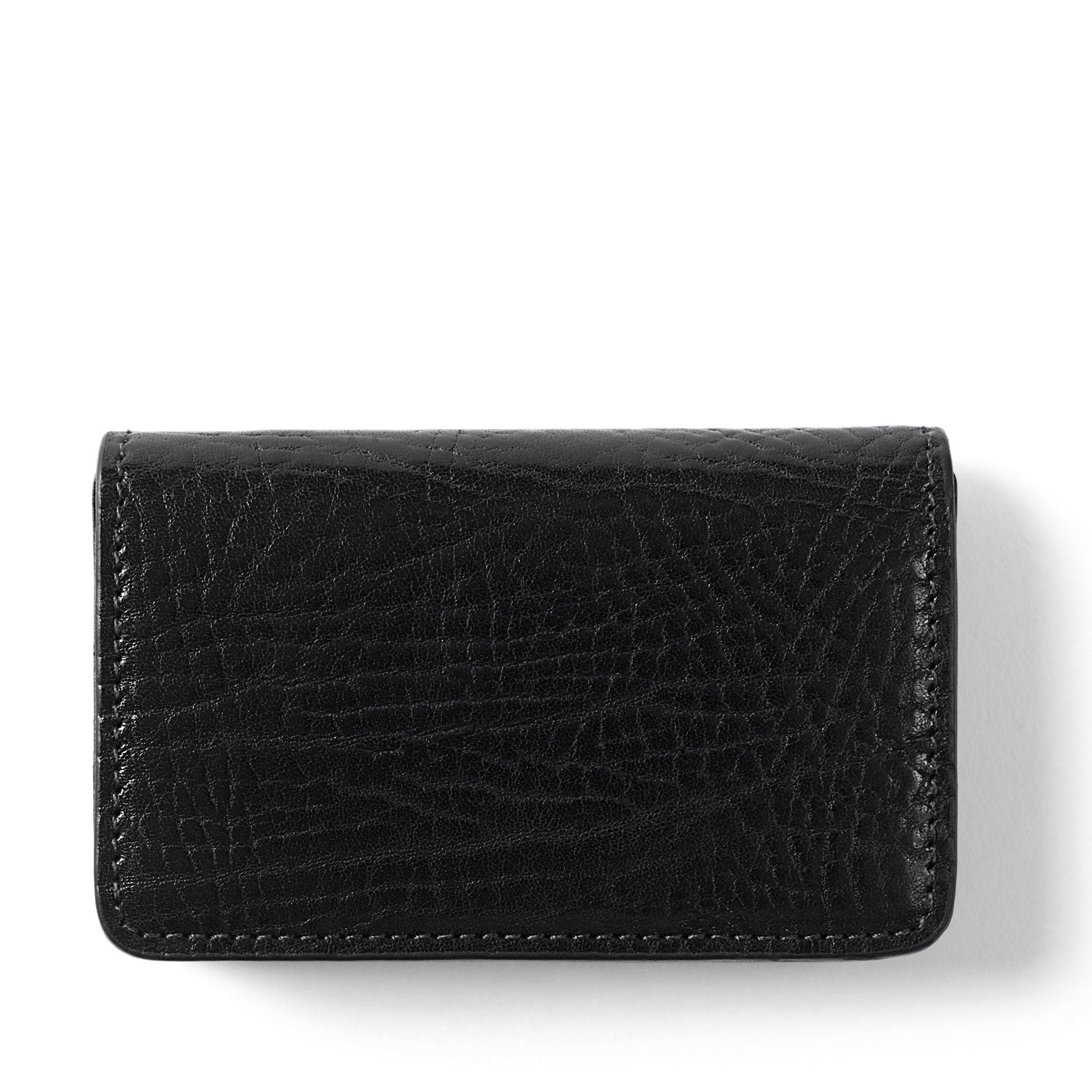 Premium Leather Business Card Holder - Slim RFID Blocking Card Case for Men & Women - Perfect for Professional Networking, Meetings & Gifting