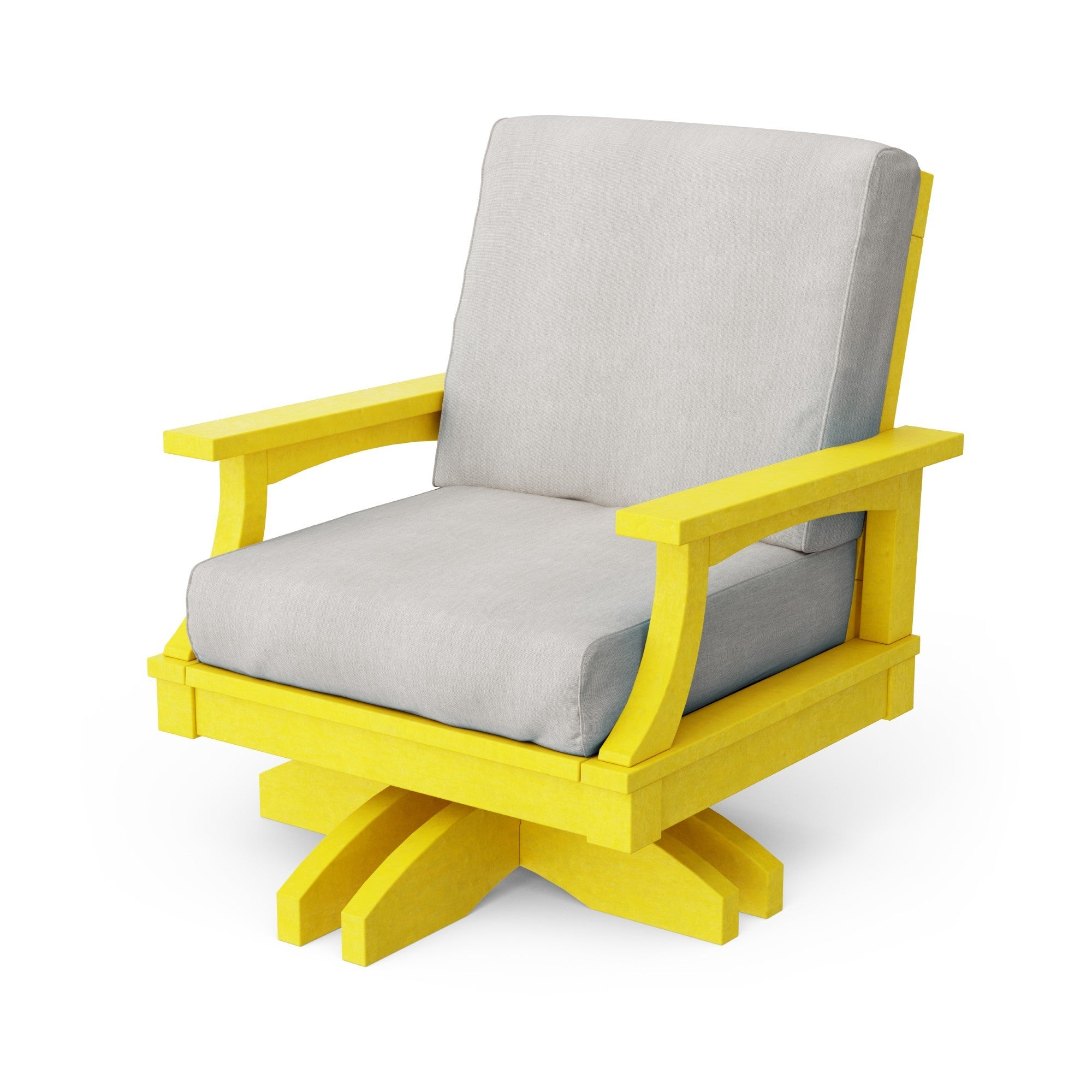 Heritage Deep Seating Swivel Chair - 360° Rotating Patio Lounge Chair with Cushions, Weather-Resistant Outdoor Furniture for Garden, Poolside & Backyard Relaxation