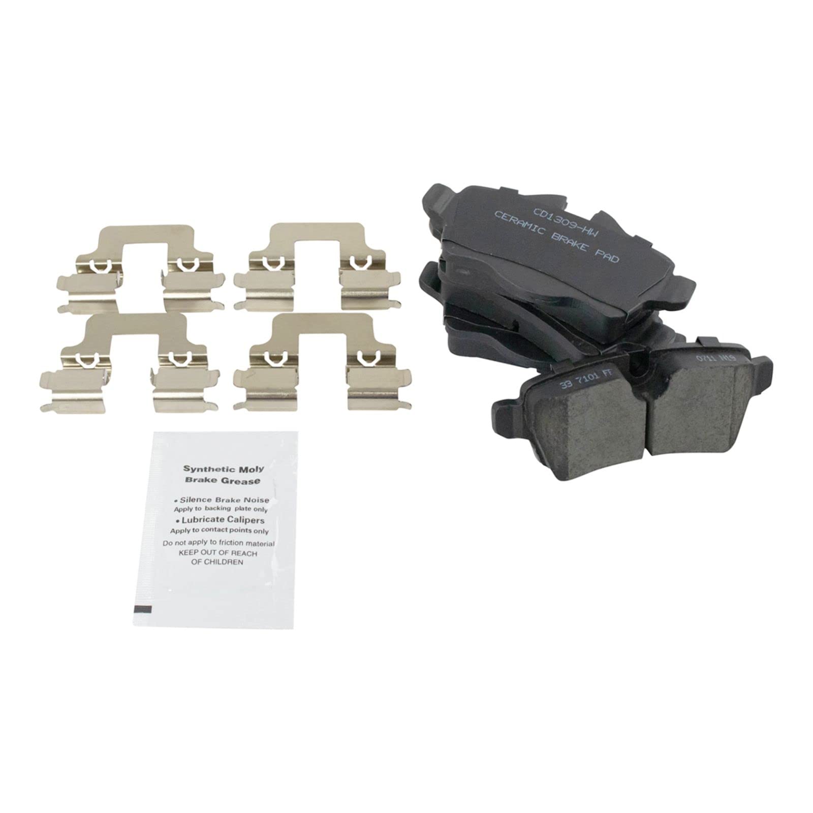 Premium Ceramic G-Coated Front & Rear Brake Pad & Rotor Kit with Wear Sensors - Compatible with 2007-2008 Mini Cooper - High Performance Braking for City Driving & Mountain Roads