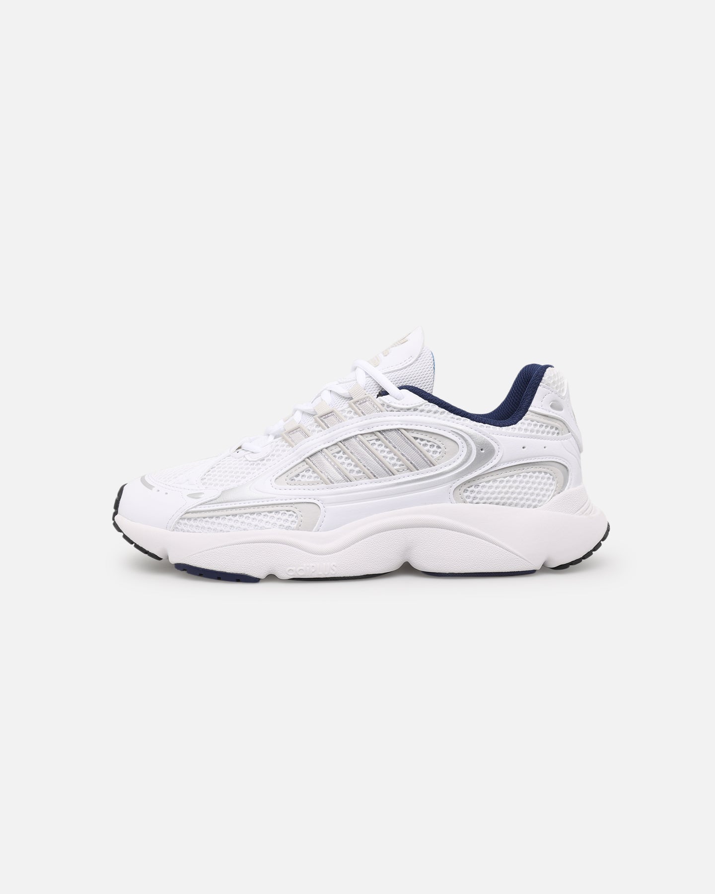 Adidas Ozmillen Running Shoes for Men - Grey Two/Core Black/Royal Blue - Lightweight & Comfortable for Jogging, Gym, and Daily Wear