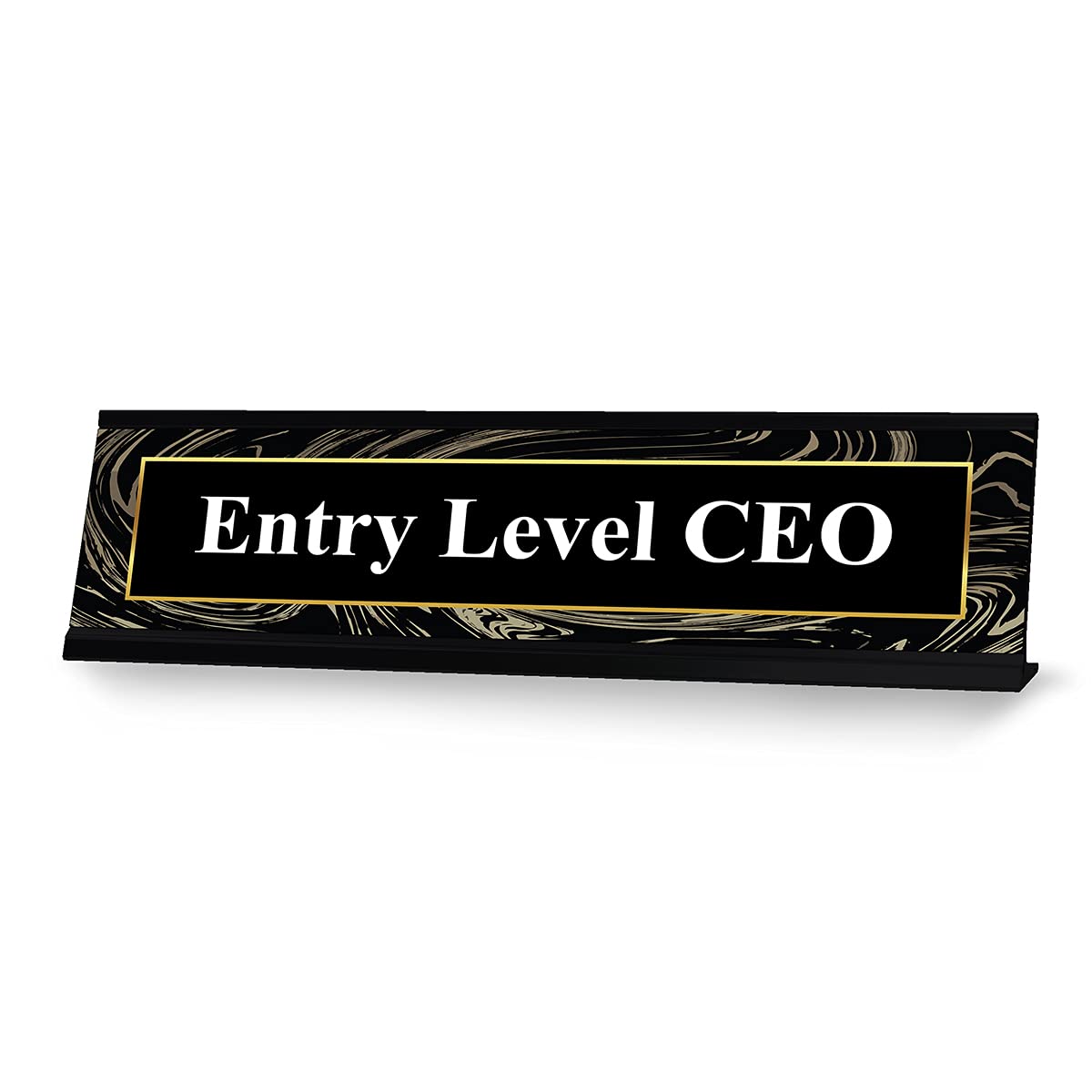 Professional Entry Level CEO Desk Sign - Designer Series Nameplate (2 x 8 Inches) - Perfect Office Decor for Executives, Managers & Graduates - Ideal for Work Desks, Corporate Gifts & Home Offices