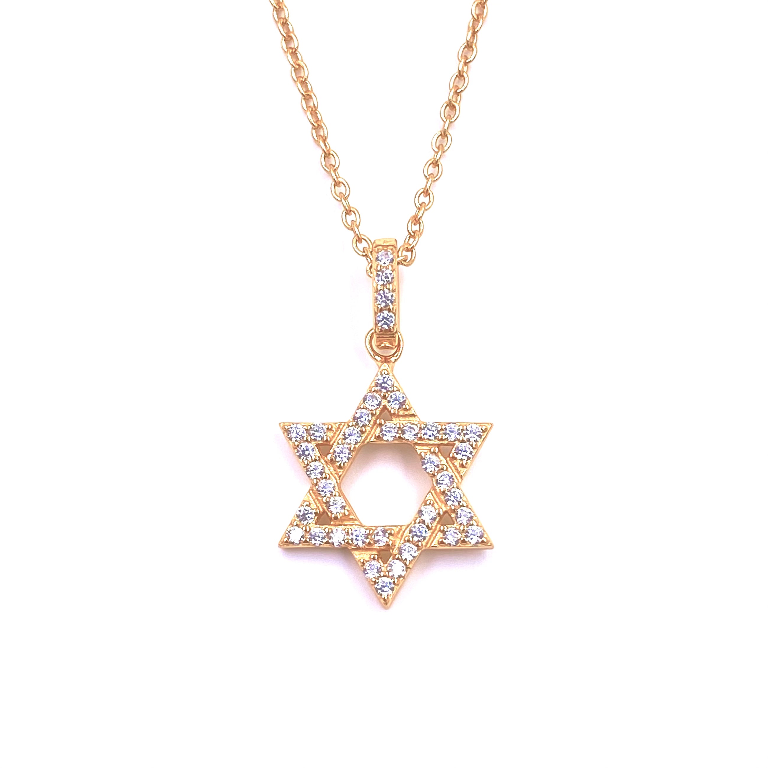 Ashley Gold Sterling Silver CZ Floating Star Necklace - Elegant Dainty Jewelry for Women - Perfect for Date Night, Anniversary Gifts & Special Occasions