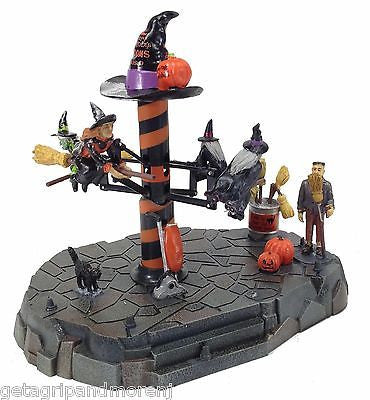 Halloween Decor - Sweepy McCurdles Broom Sculpture | Spooky Home & Party Decoration for Halloween Festivities