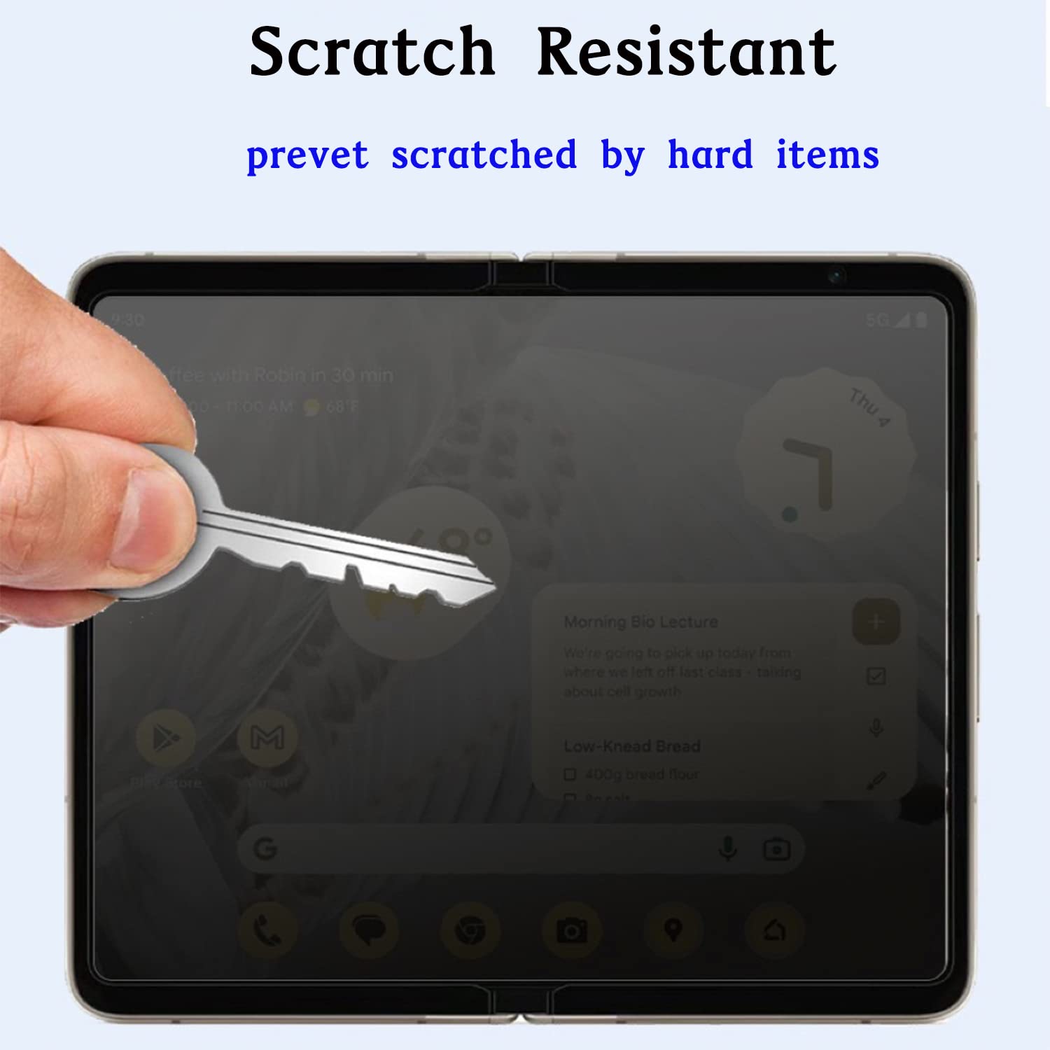 2 Pack Privacy Screen Protector for Google Pixel Fold - Matte Anti-Spy Film, Anti-Glare & Anti-Peeping Protection for Outdoor Use | Perfect for Work, Travel & Public Spaces