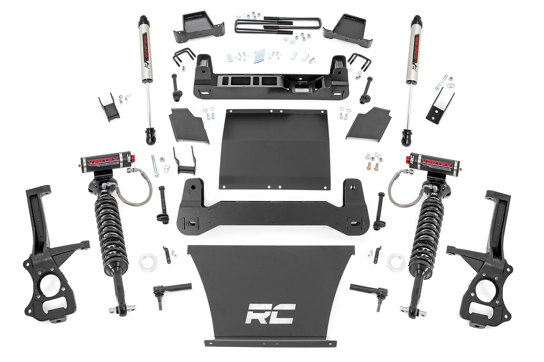 6 Inch Lift Kit for Chevy Silverado 1500 4WD (2019-2024 & Classic) - Vertex/V2 Series 21757 | Off-Road Suspension Upgrade for Enhanced Ground Clearance & Towing