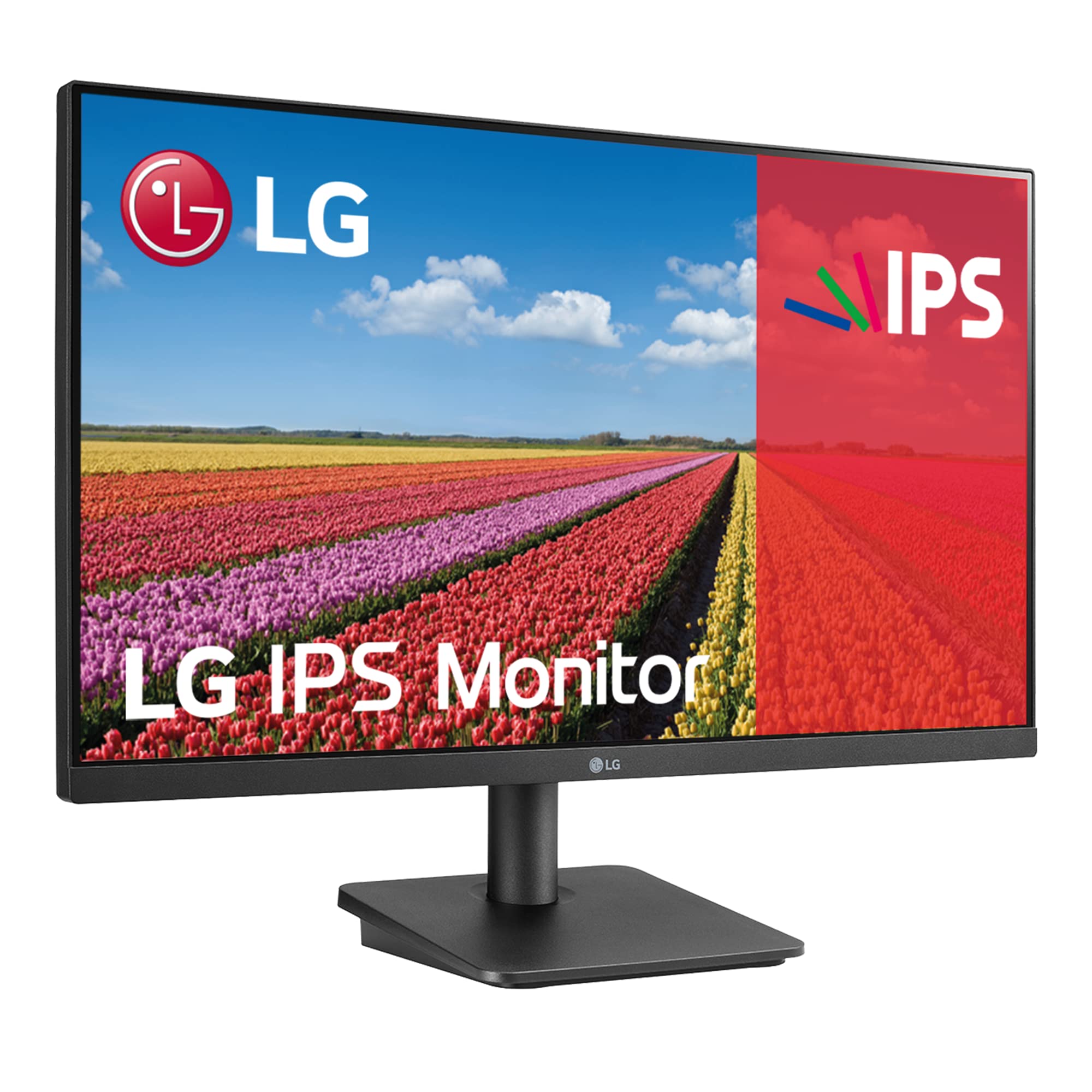 LG 24MP400-B 24 Inch Full HD IPS Monitor with FreeSync & Reader Mode - Matte Black for Home Office, Gaming & Entertainment