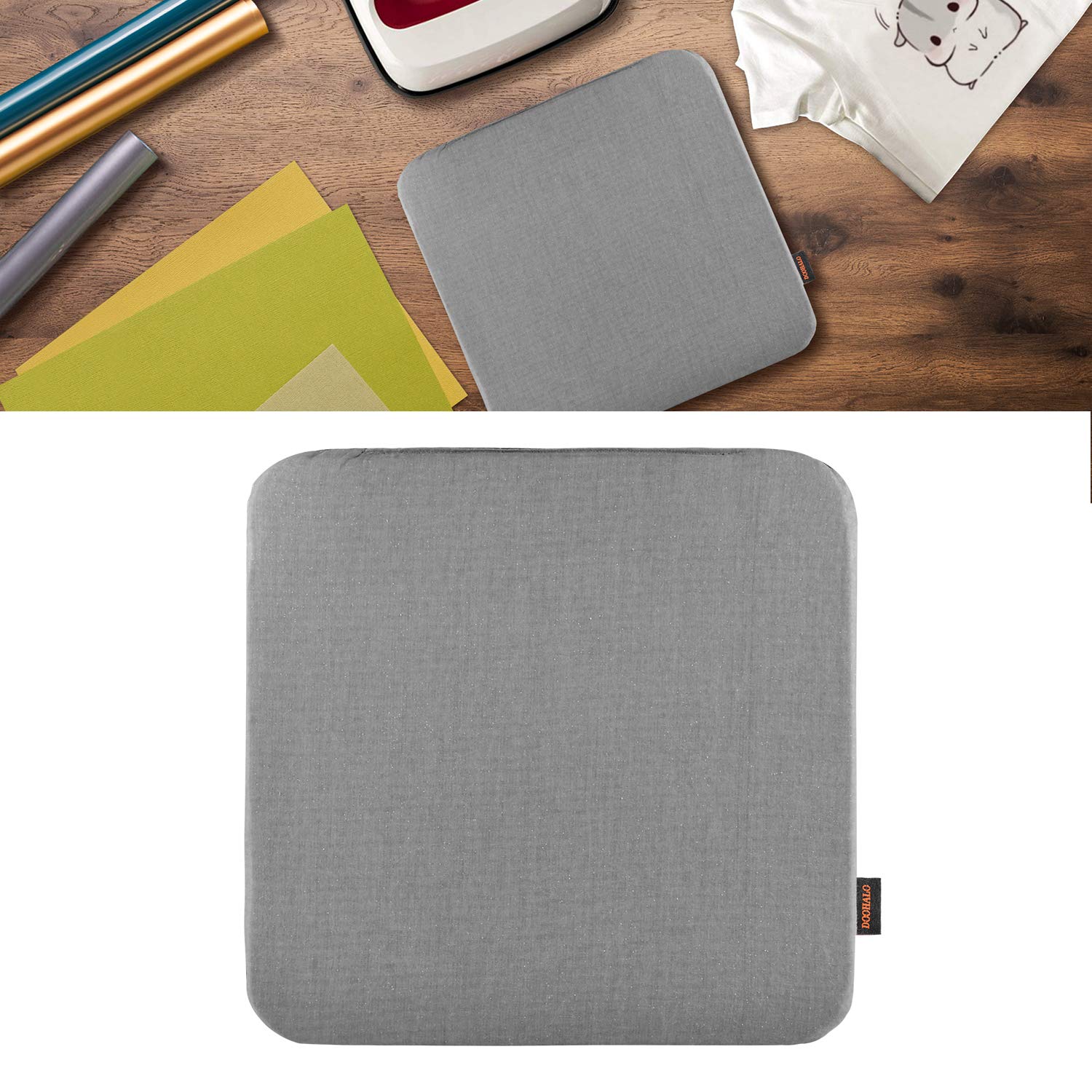DOOHALO Heat Press Mat for Cricut EasyPress - Heat Resistant Craft Ironing Mat for Power Press Machine - Perfect for HTV Vinyl, T-Shirt Transfers & DIY Projects - Ideal for Home Crafting, Small Business & Custom Apparel Making