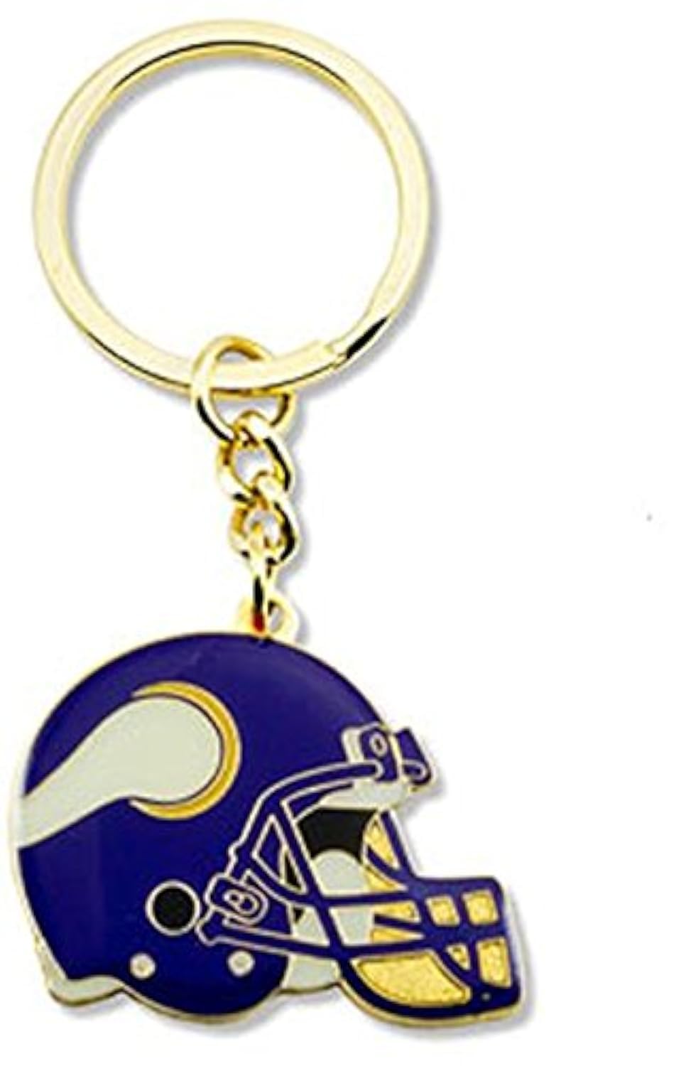 Aminco NFL Minnesota Vikings Helmet Keychain - Officially Licensed Collectible Keyring for Fans, Gifts & Game Day Accessories - Perfect for Vikings Supporters, Tailgating & Football Memorabilia