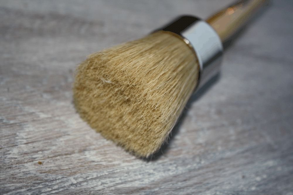 Professional Wax Brush (R15) for Chalk Paint - Durable & Smooth Application for Furniture, Cabinets & DIY Projects