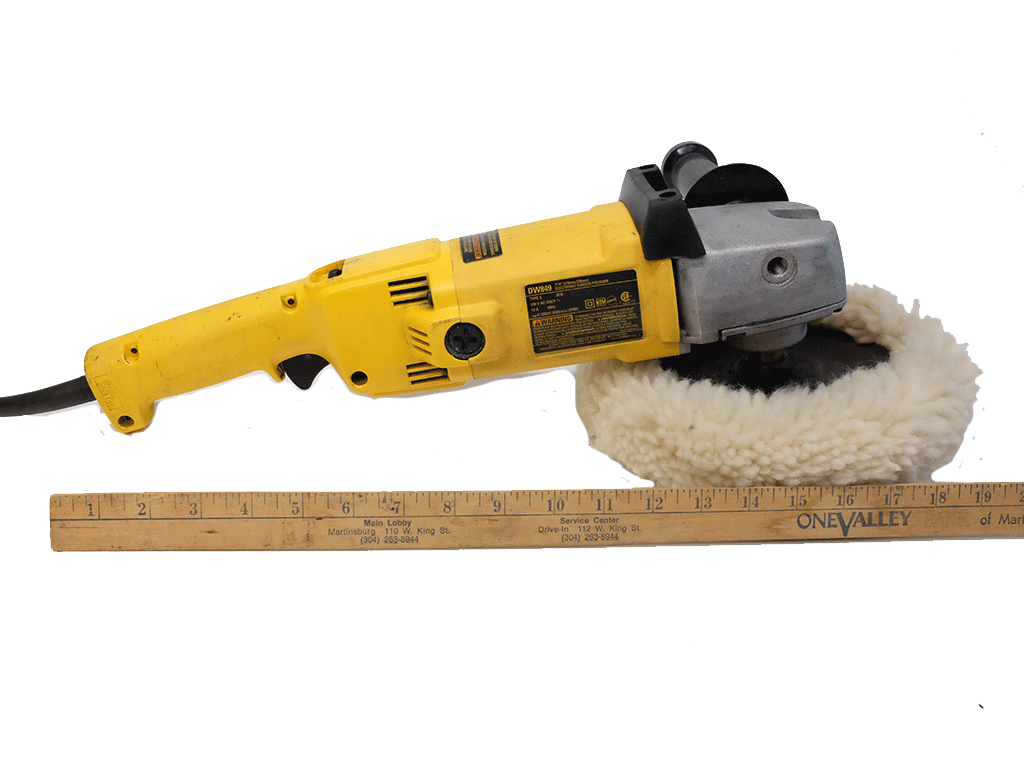 DeWalt DW849 Variable Speed Buffer Polisher - 7.9 Amp, 1000-3000 RPM - Professional Car Detailing & Surface Polishing Tool for Cars, Boats & RVs