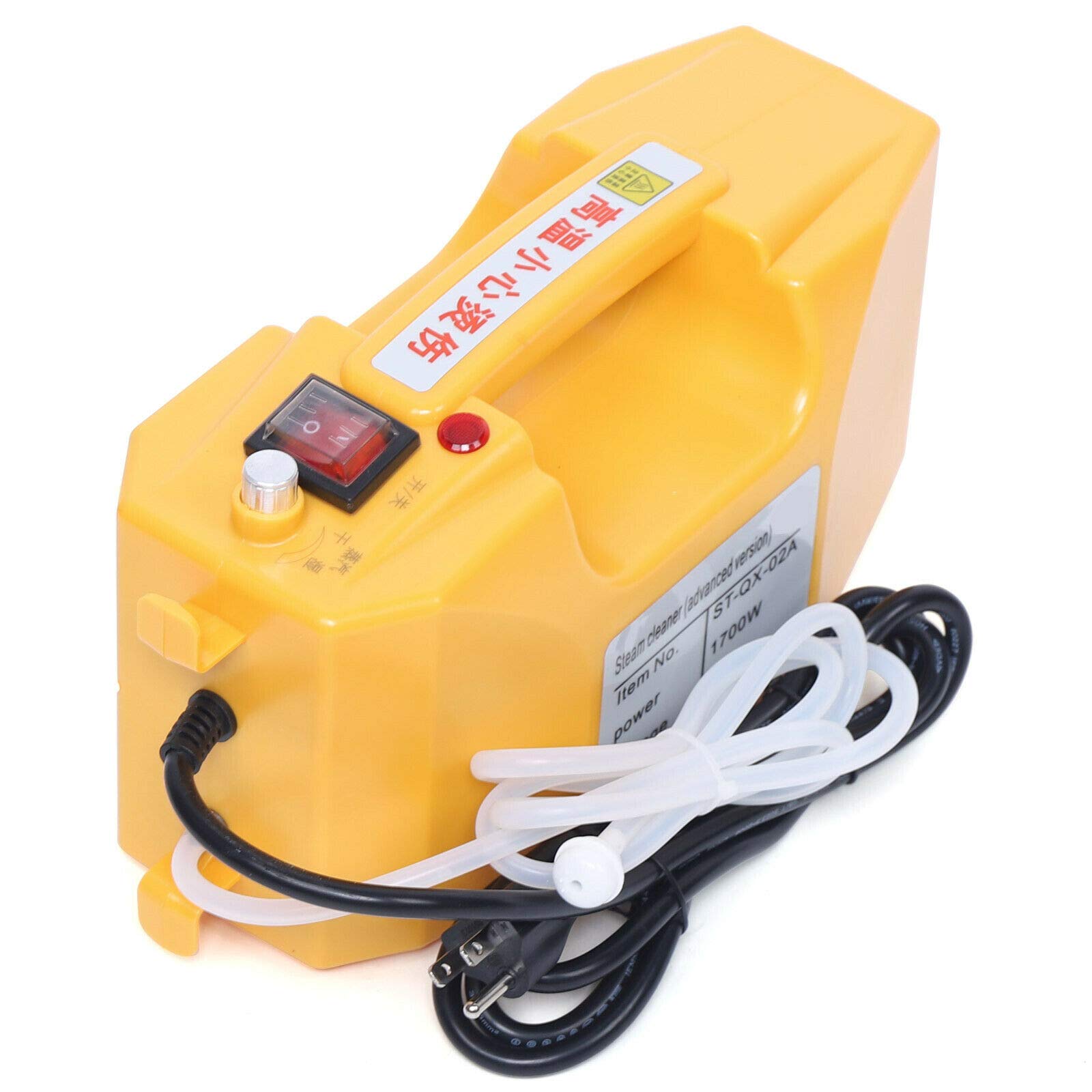 YIYIBYUS 1600W Electric Steam Cleaner - 110V Multifunctional High Pressure Handheld Steam Cleaner for Kitchen, Bathroom & Home Cleaning | Non-Conductive, 200-500ml/min Water Consumption | Perfect for Grease Removal, Tile Cleaning & Sanitizing Surfaces
