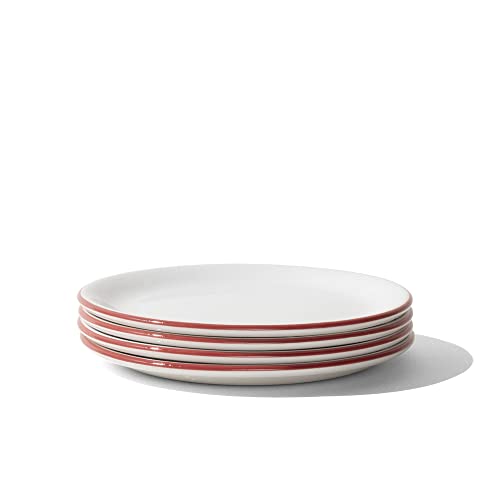 White w/ Red Rim
