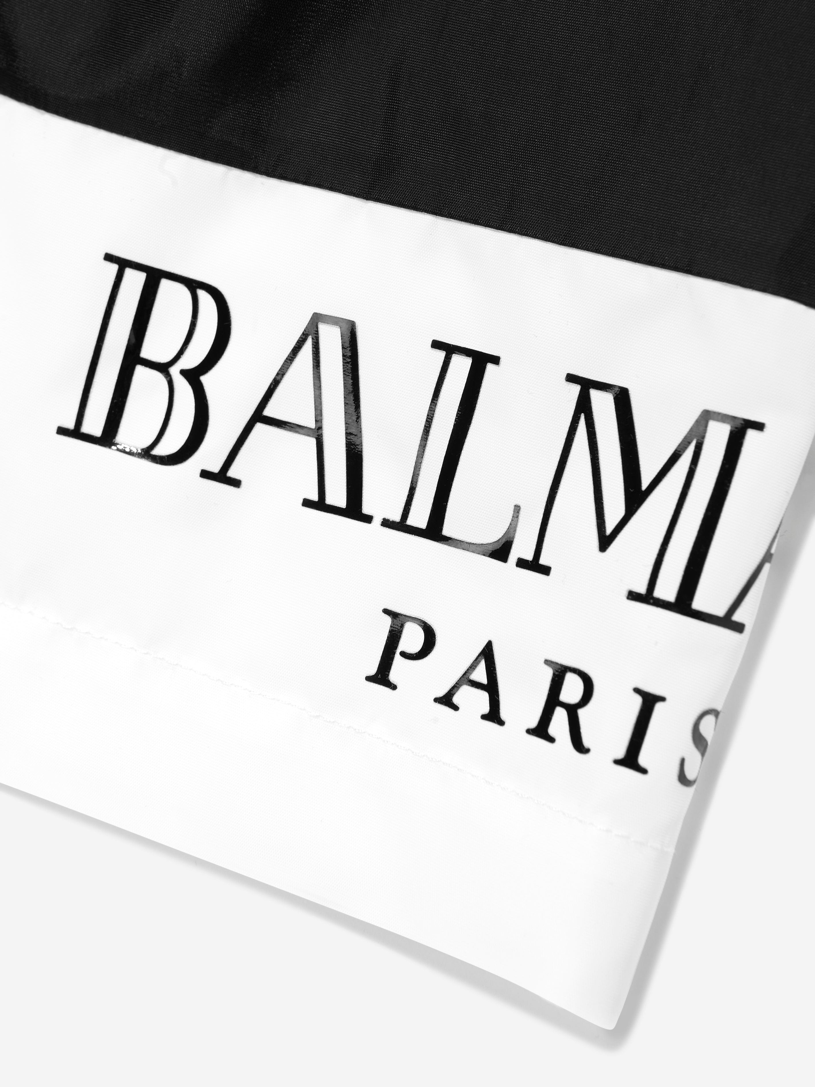 Balmain Boys Logo Swim Shorts for Kids - Black Quick-Dry Swim Trunks for Beach, Pool & Summer Vacations