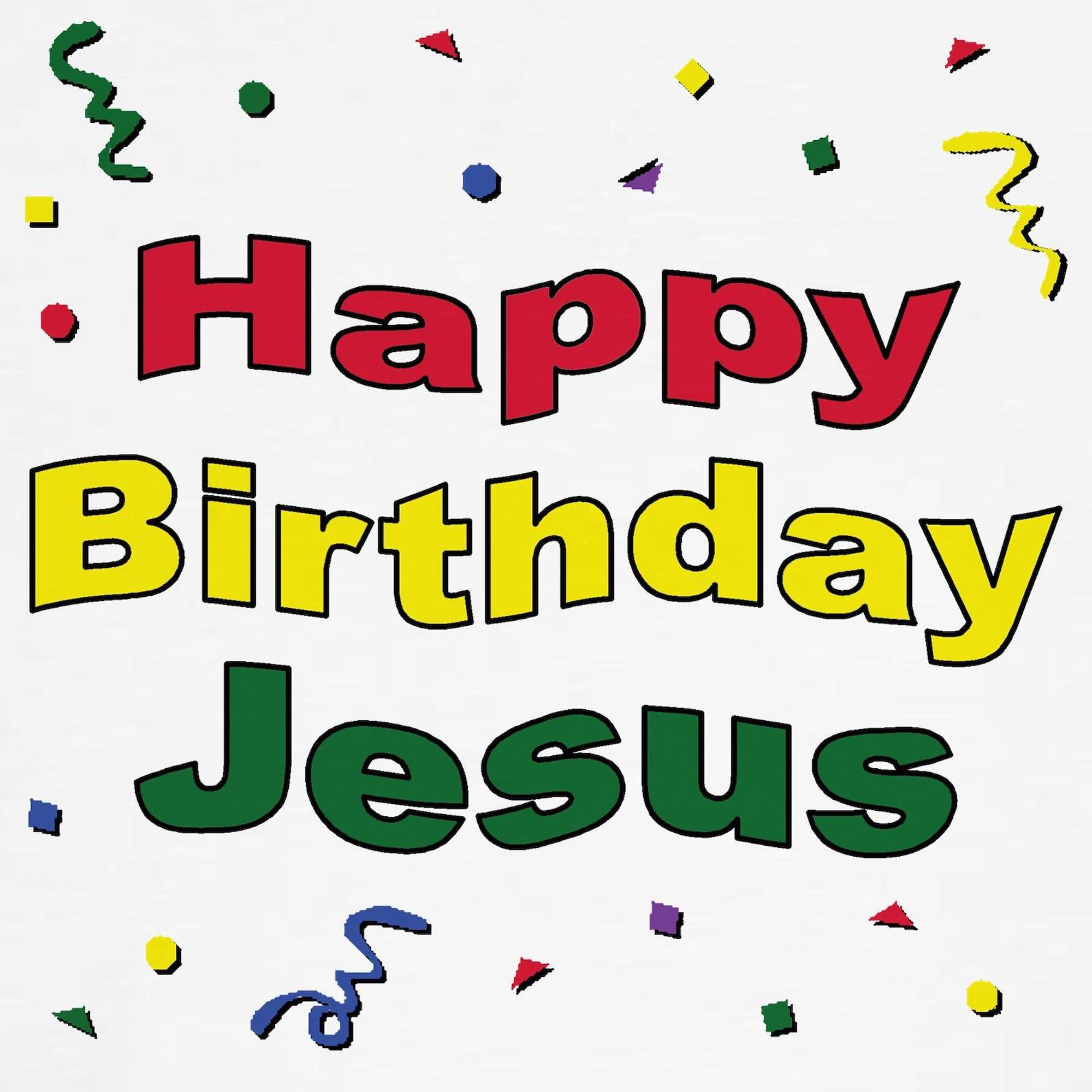 Happy Birthday Jesus Sweatshirt - Classic Crew Neck Lightweight Pullover for Christmas Celebrations | Holiday Church Outfit, Christian Gift, Winter Casual Wear