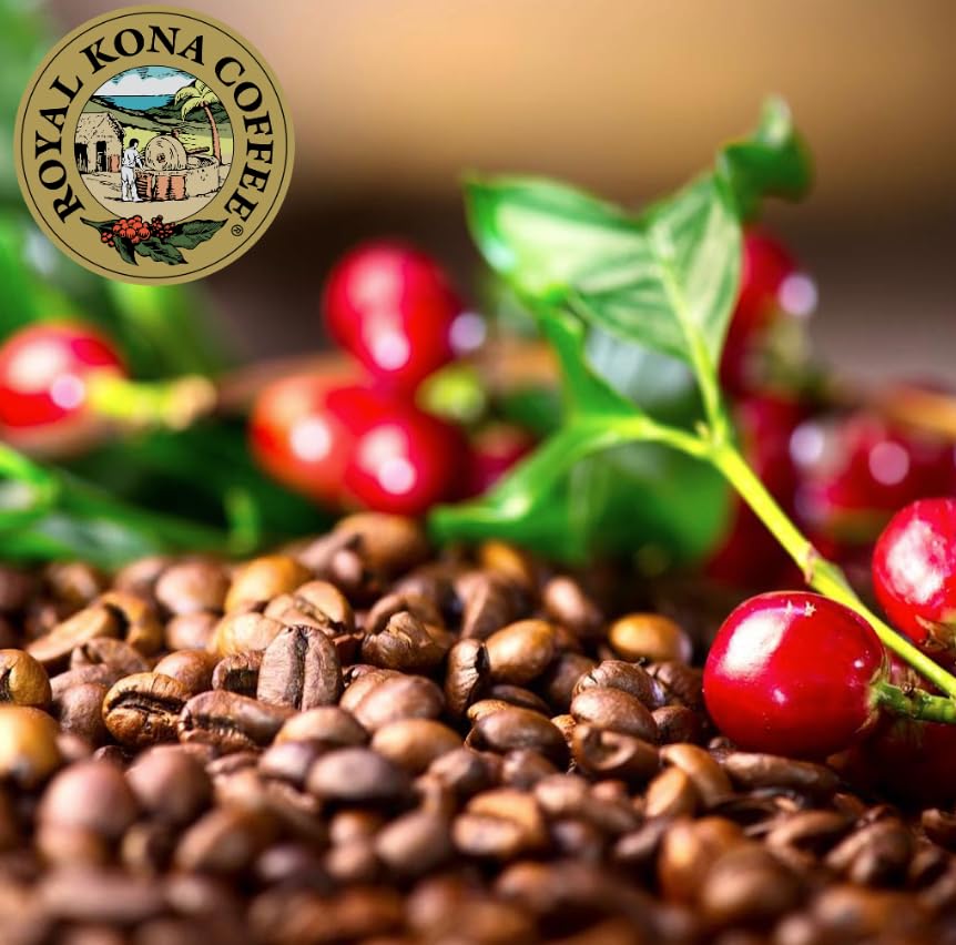 Royal Kona Coffee Ground - 100% Hawaiian Kona Private Reserve Medium Roast Coffee, 7 oz Bag | Premium Kona Coffee for Home Brewing, Office & Gifts