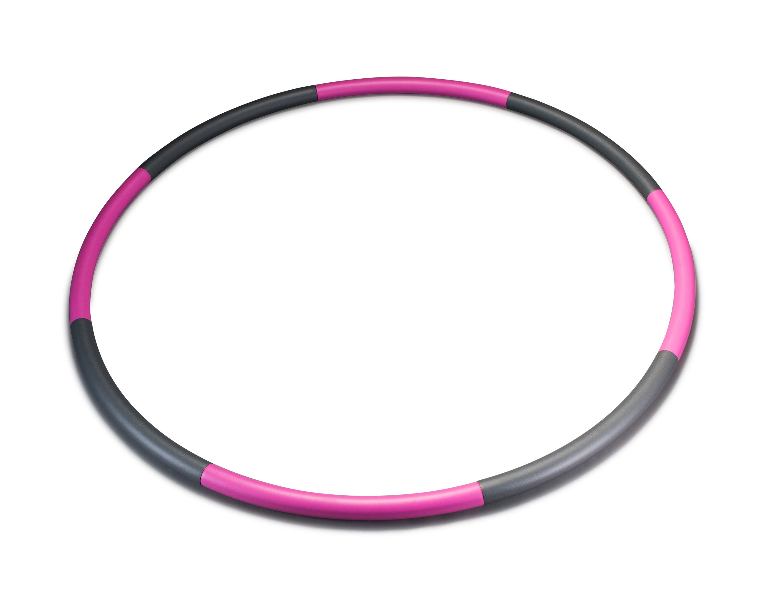 PRCTZ 2.5lb Weighted Exercise Hula Hoop for Adults - Detachable Segments, Adjustable Size for Waist Training, Cardio Workout & Fun Fitness at Home/Gym