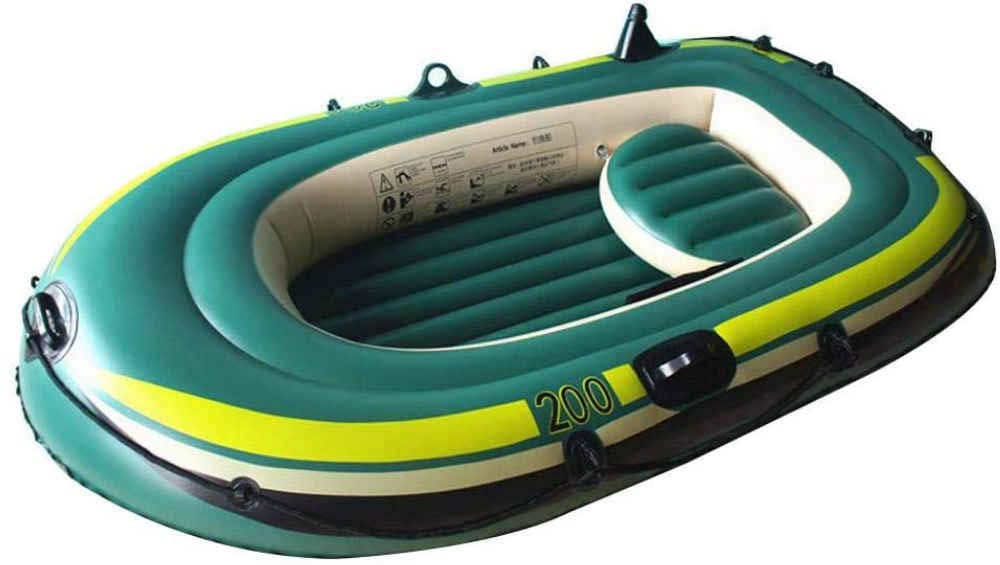**2/3 Person Inflatable Kayak Boat - Portable Canoe for Outdoor Drifting, Fishing & Travel - Lightweight & Durable for Lakes, Rivers & Camping Adventures**