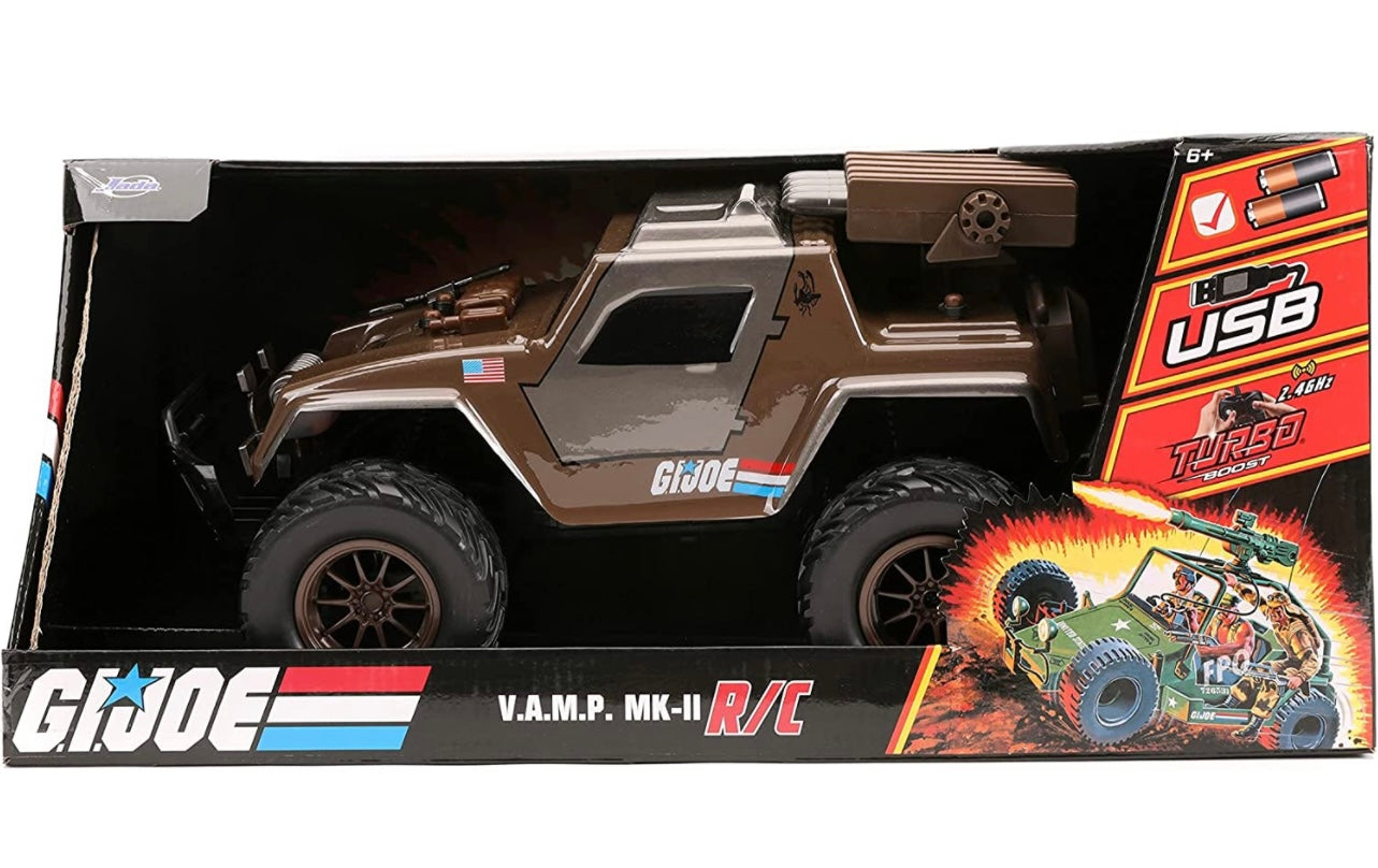 G.I. Joe V.A.M.P. Mk II Remote Control Car - 1:18 Scale Military Vehicle Toy for Collectors & Kids | Outdoor Play & Display