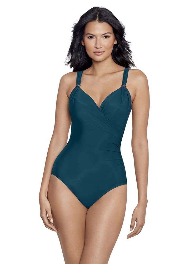 Miraclesuit Women's One Piece Swimsuit with Tummy Control & Underwire Bra - Slimming Bathing Suit for Beach, Pool & Vacation | Siren Collection