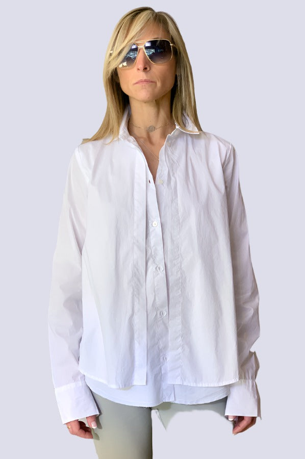 Premium Double Shirt for Men - Soft White Cotton Blend T-Shirt - Casual & Comfortable Wear for Everyday Outfits, Work, and Gym