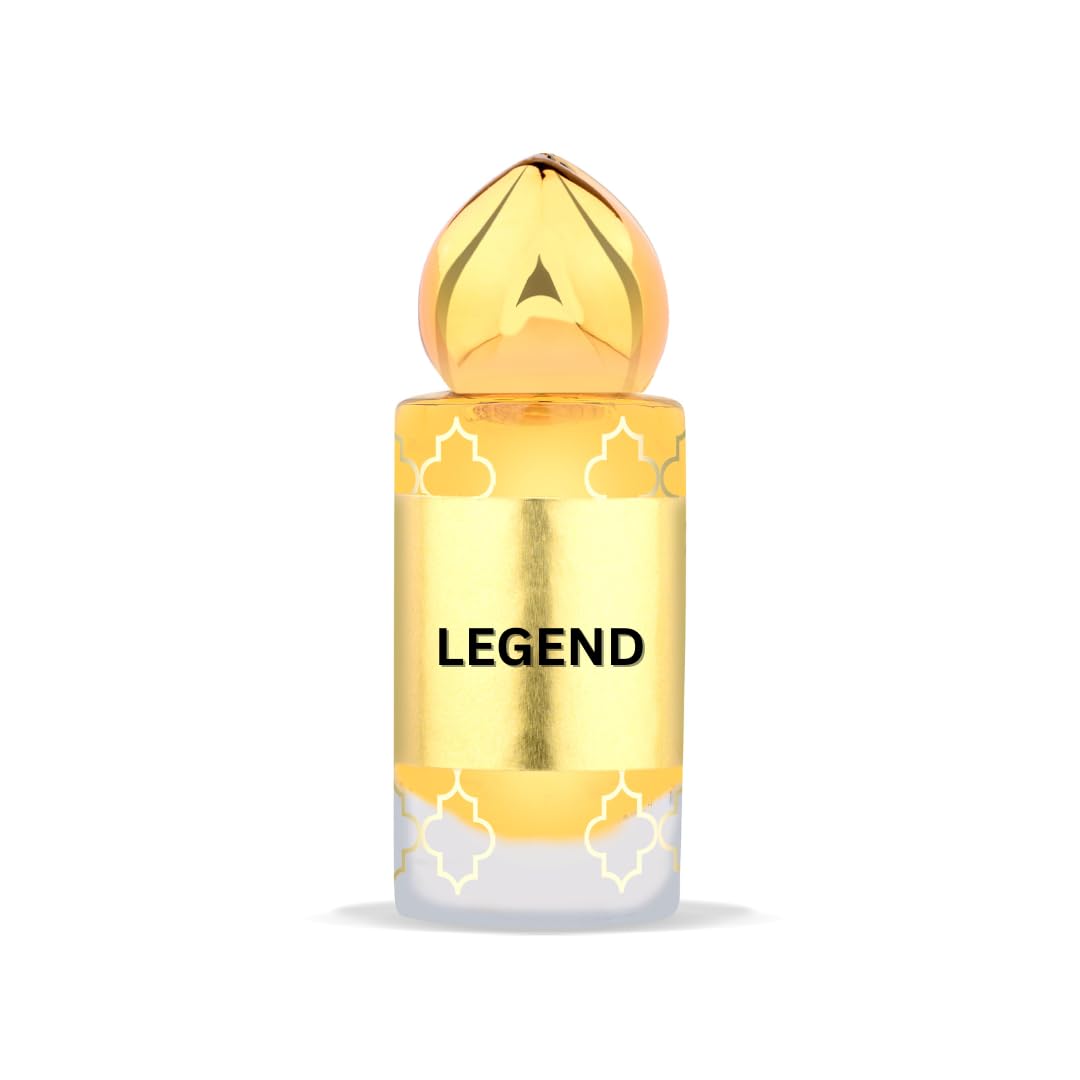 Legend 10ML Men's Traditional Fragrance Perfume Oil - Strong Attar Long Lasting Scent (0.33 Fl Oz) | Free Shipping | Perfect for Daily Wear, Special Occasions & Gifting