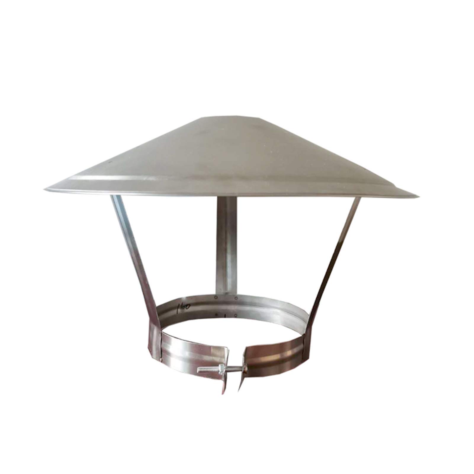 Stainless Steel Chimney Cover - Rainproof Ventilation Cap for Roof Ducts - 150mm Weatherproof & Breathable Chimney Hood - Perfect for Home, RV & Outdoor Use