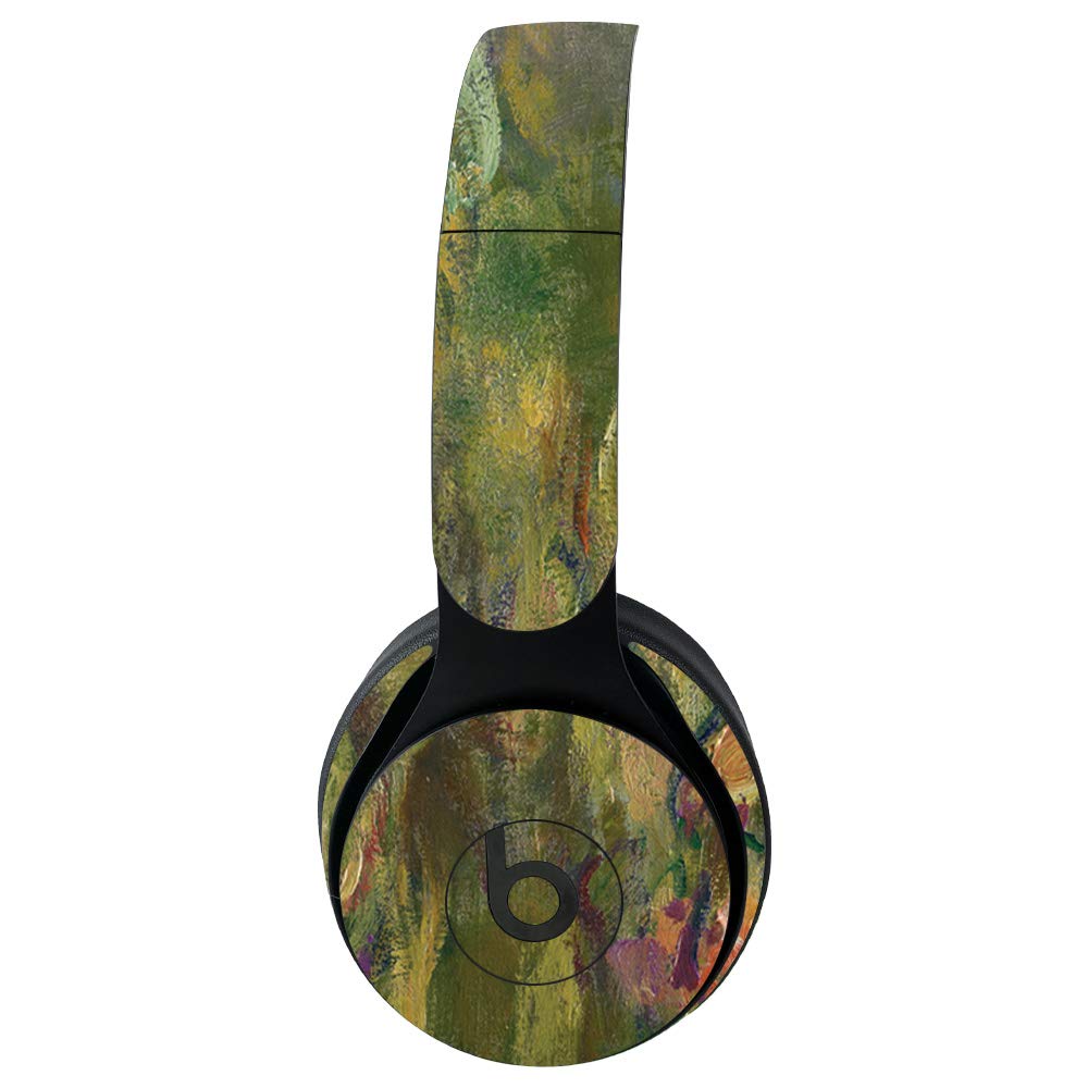 **MightySkins Vinyl Decal Wrap Cover for Beats Solo Pro Wireless Headphones - Water Lilies Design | Protective, Durable, Customizable Skin | Easy to Apply & Remove | Made in USA | Perfect for Travel, Workouts & Daily Use**