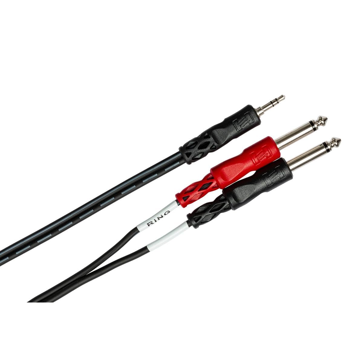 Hosa Technology 2x 10ft Stereo 3.5mm Male to Dual 1/4