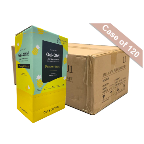 Avry Gel Ohh Jelly Spa Bath - Pineapple Breeze Scented Relaxing Bath Gel for Women & Men, Moisturizing & Hydrating Body Wash, Perfect for Spa Nights & Self-Care Routines