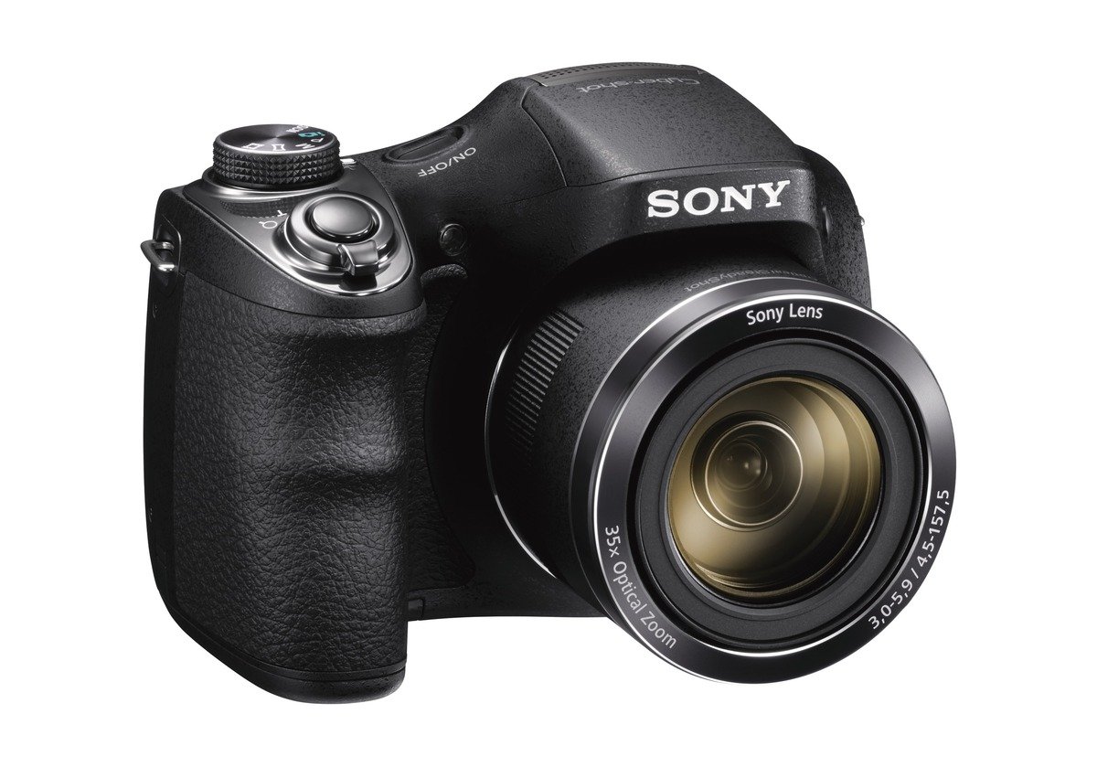 Sony DSC-H300 20.1MP Digital Camera with 35x Optical Zoom - Black | HD Video & Photo Shooting for Travel, Sports & Events
