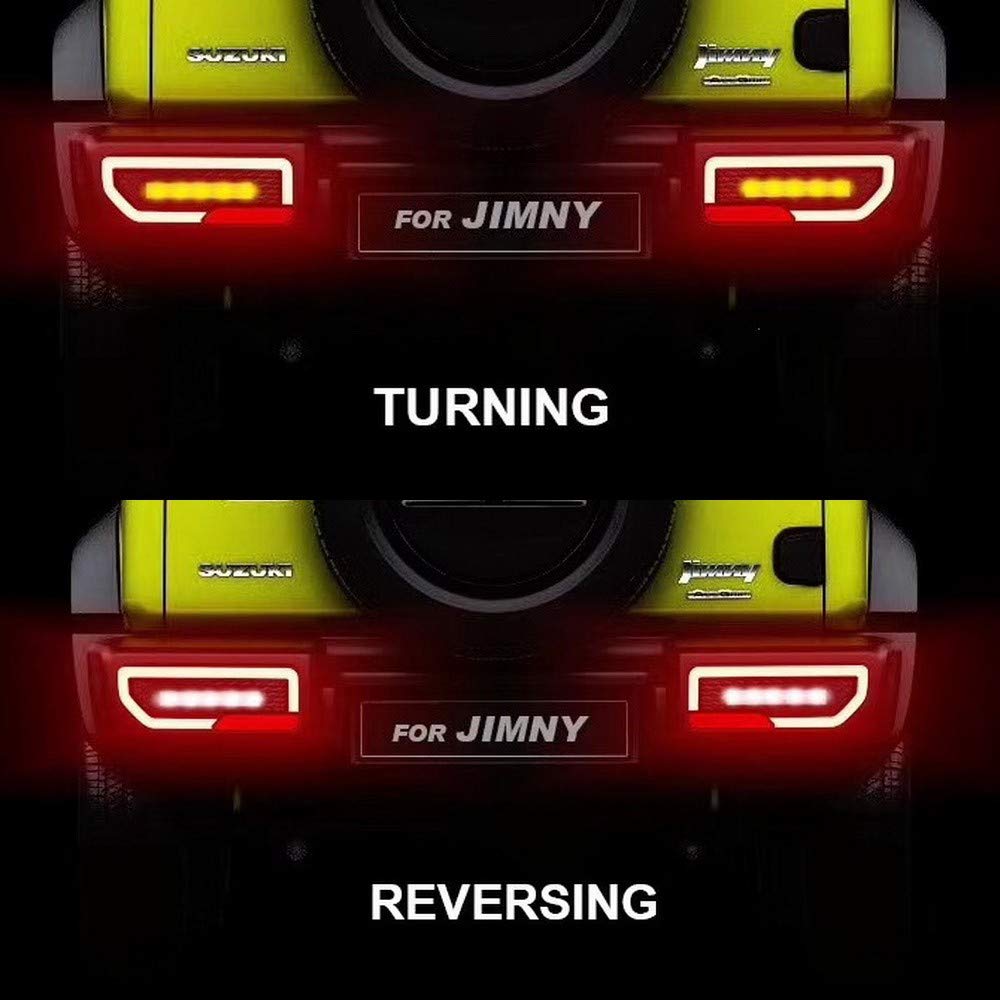 Suzuki Jimny 2019-2020 LED Brake Lights - DRL, Turn Signals & Reverse Lights for Enhanced Night Driving Safety | Perfect for Off-Road Adventures & Urban Commuting