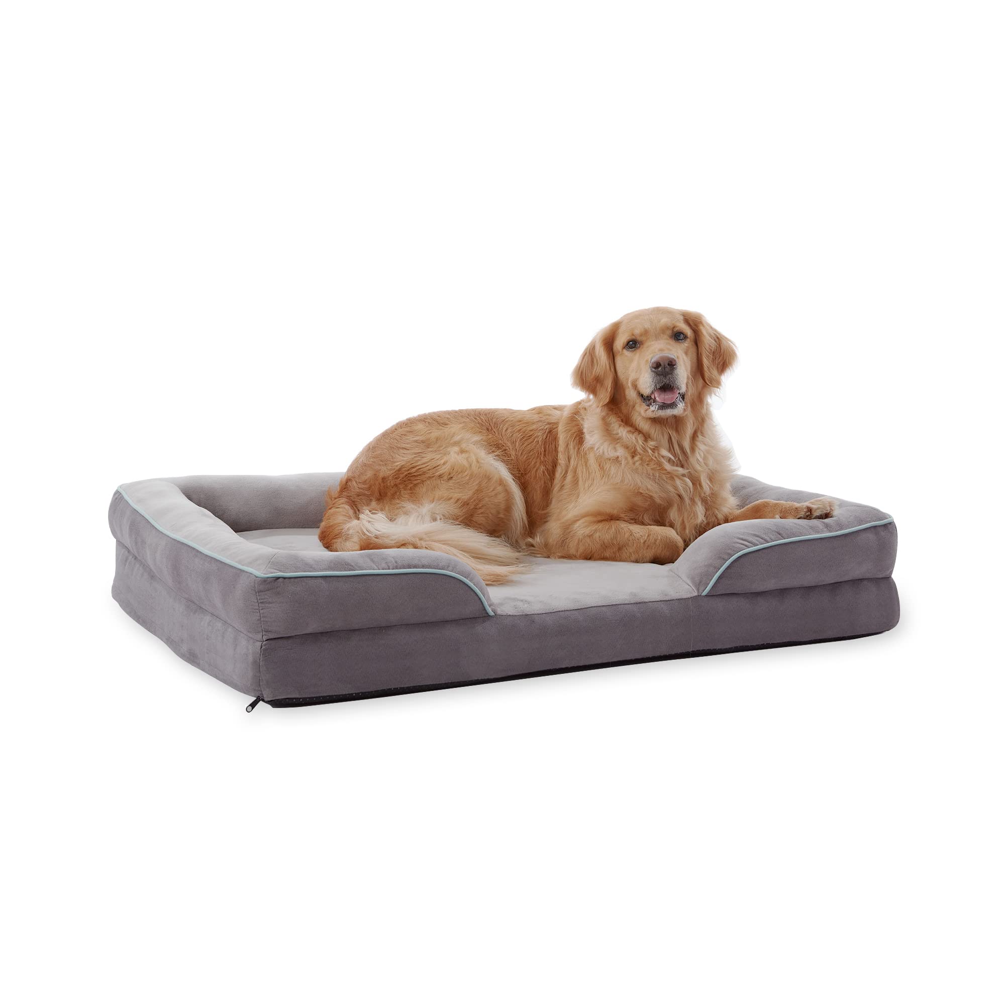 **Orthopedic Dog Bed for Large Dogs - Waterproof Thick Foam Pet Sofa with Removable Washable Cover - Comfortable Support for Joint Pain Relief - Perfect for Living Room, Bedroom & Kennel Use**