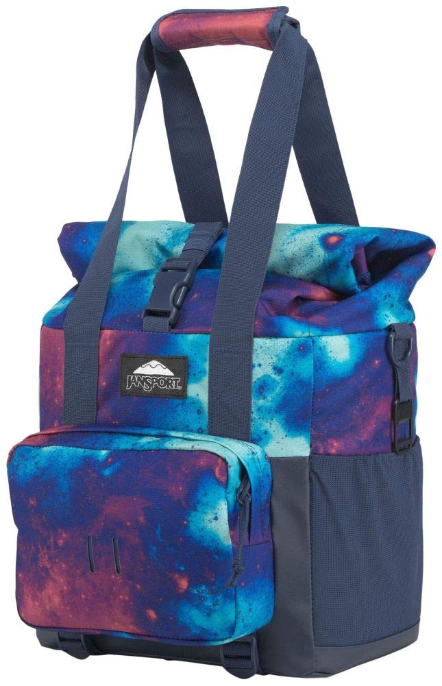JanSport Chill Break Cooler Backpack - Insulated Lunch Bag for Work, School & Outdoor Adventures | Outer Space Design | Keeps Food & Drinks Cold for Hours