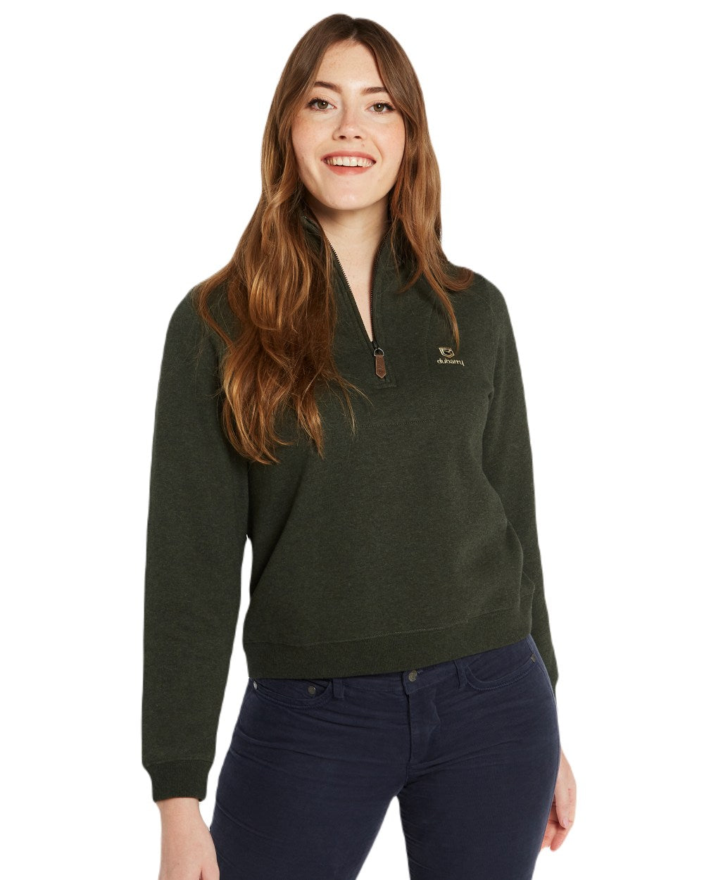 Dubarry Women's Castlemartyr Quarter Zip Sweatshirt - Soft Fleece Pullover for Outdoor Activities & Casual Wear