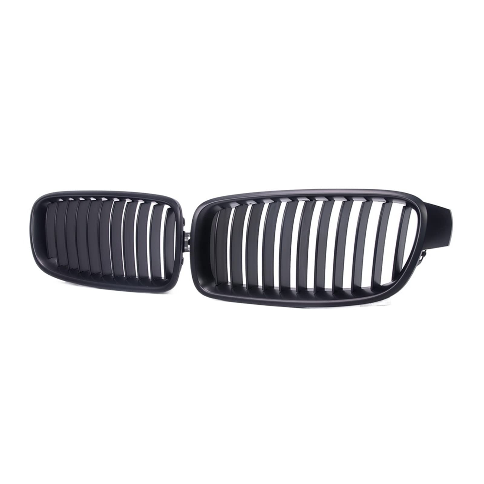 XLAQ 2Pcs Matte Black Single Line Front Kidney Grille for BMW 3 Series F30 F31 F35 (2012-2018) - Racing Style Car Grille Replacement, Auto Exterior Accessories - Perfect for Performance Upgrades & Custom Car Styling