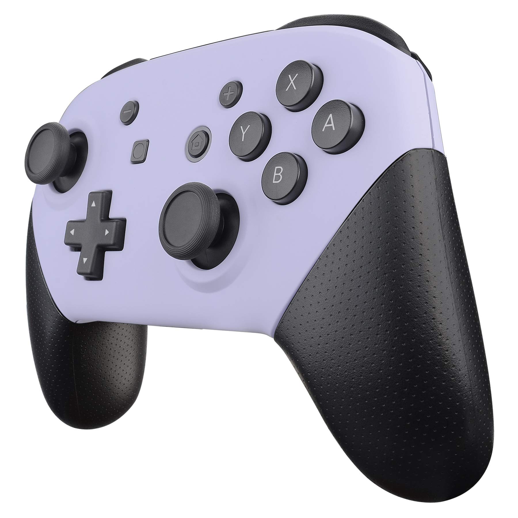 ExtremeRate Light Violet Faceplate & Backplate Replacement Shell for Nintendo Switch Pro Controller - DIY Custom Shell Case (Controller Not Included) | Gaming Accessories for Switch Enthusiasts