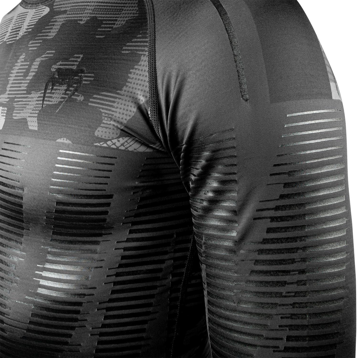 Venum Tactical Rashguard Long Sleeves - Urban Camo/Black/Black - MMA, BJJ & Training Shirt for Men - Perfect for Martial Arts, Fitness & Combat Sports