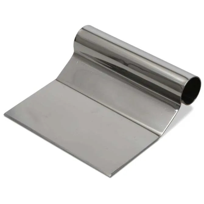 Premium Offset Chocolate Scraper - Stainless Steel Baking Tool for Cake Decorating, Chocolate Shavings & Dessert Garnishing - Perfect for Professional Bakers & Home Chefs