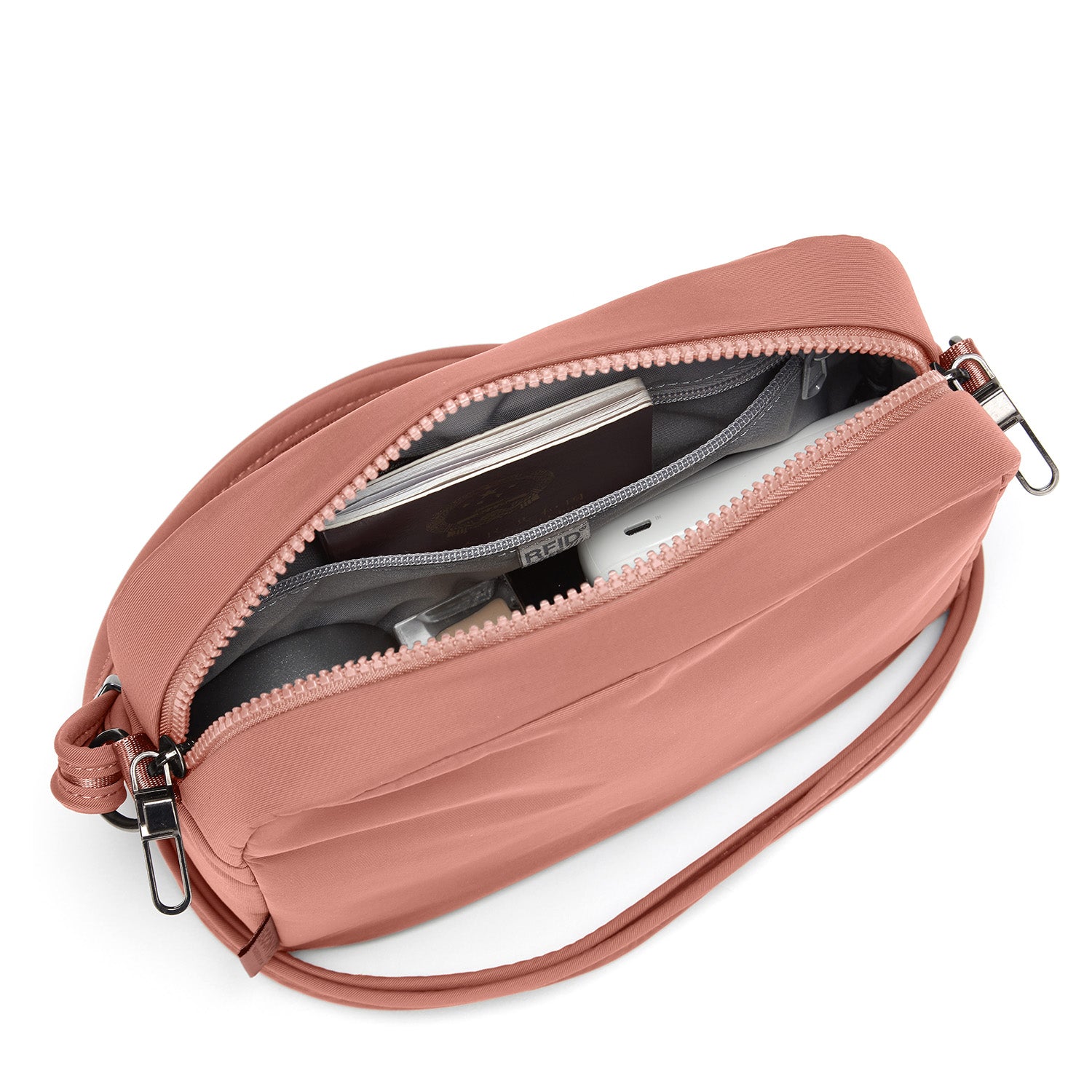Pacsafe Citysafe CX Anti-Theft Crossbody Bag for Women & Men - Secure Travel & Everyday Use - RFID Blocking, Slash-Resistant, Lightweight Design for Commuting, Shopping & Sightseeing