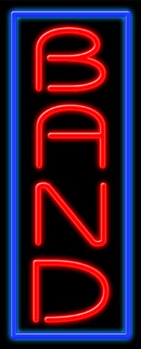 Custom Neon Sign #11518 - Handmade Band Glass LED Light Sign for Bars, Restaurants & Home Decor - Made in USA - Perfect for Music Studios, Man Caves & Gift Ideas