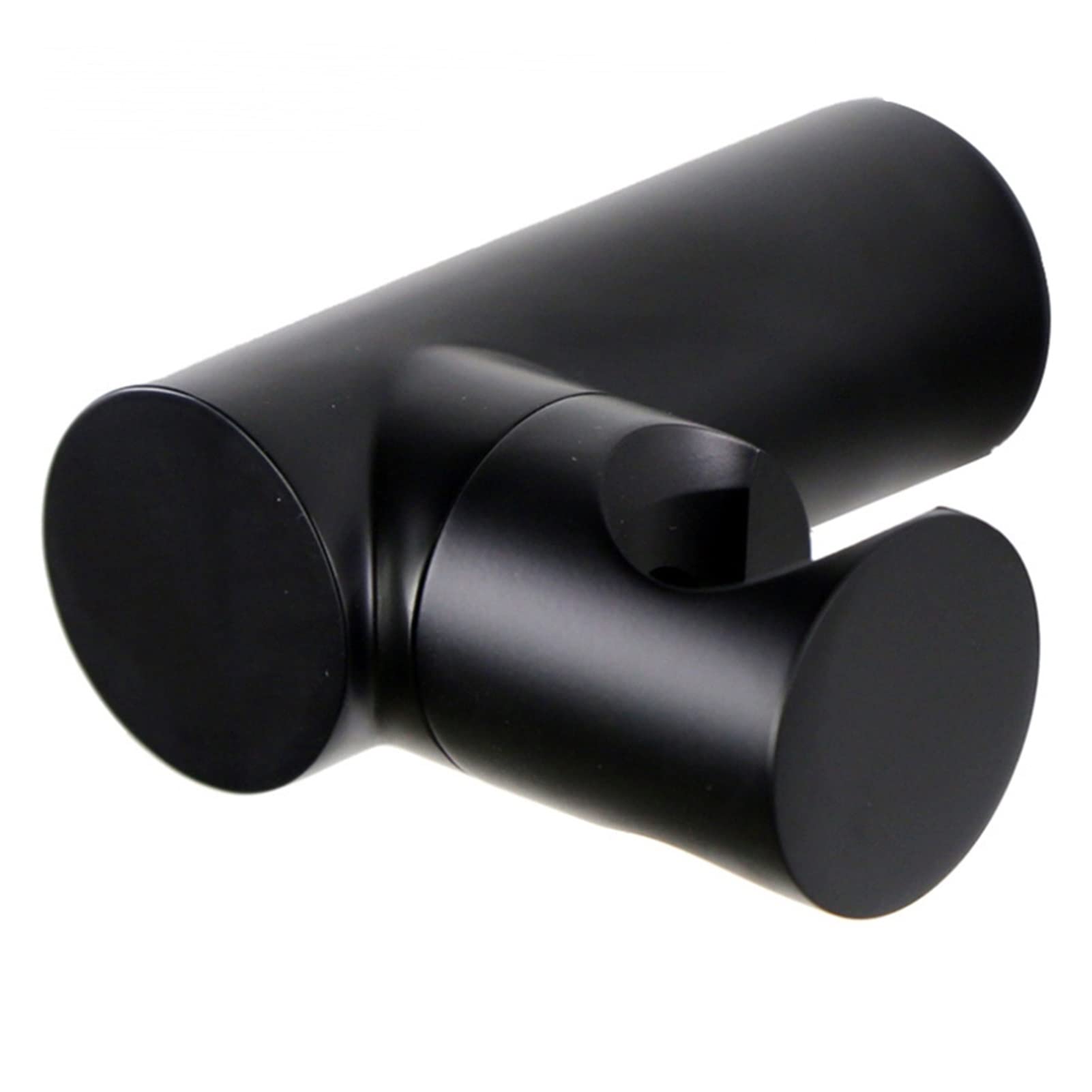 YINYANG Brass Wall-Mounted Shower Head Bracket - Durable Black Bathroom Accessory for Handheld Shower - Perfect for Home, Hotel & Spa Renovations