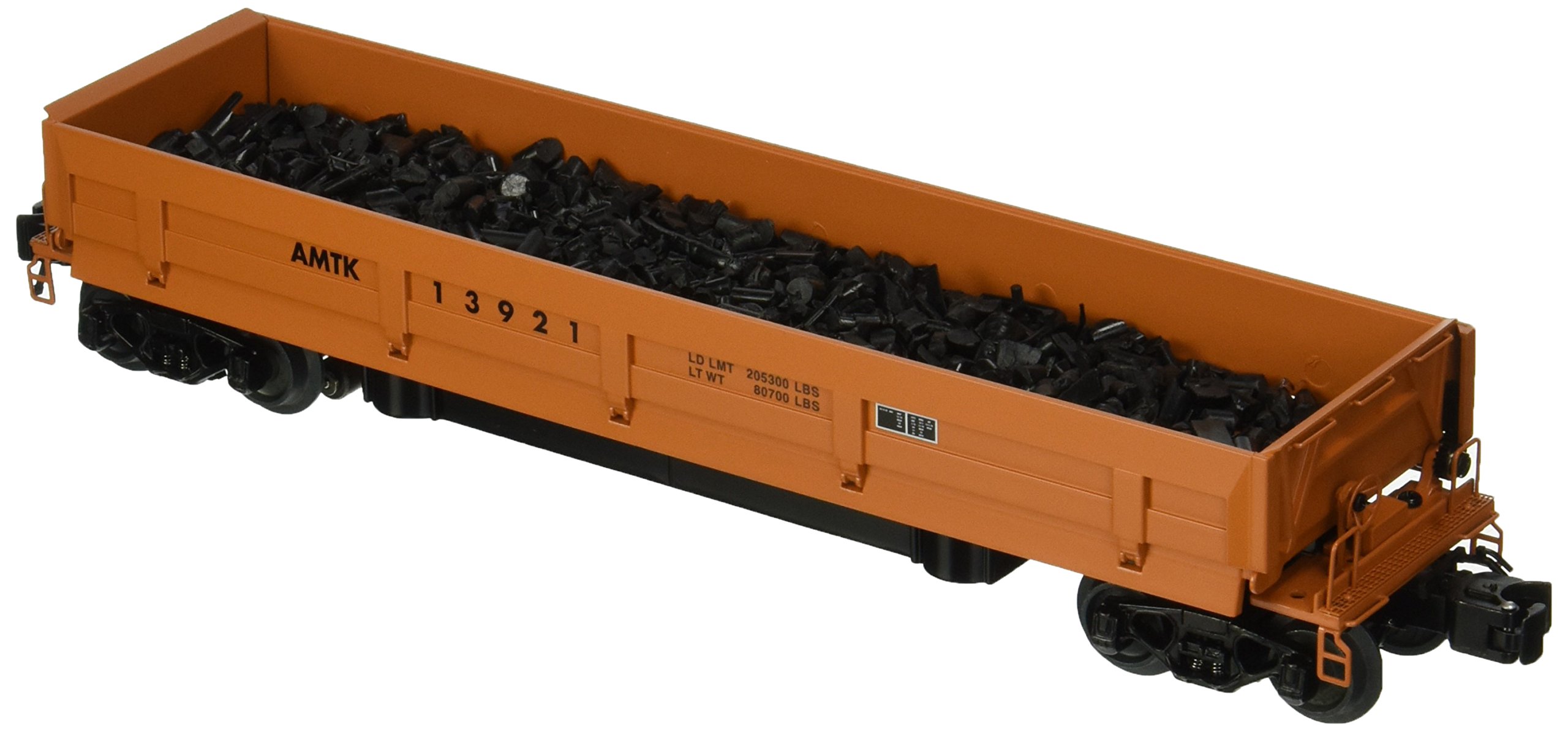 Williams By Bachmann Amtrak O Scale Operating Coal Dump Car - Model Train Accessory for Realistic Railroad Scenery & Layouts - Perfect for Collectors, Hobbyists & Train Enthusiasts