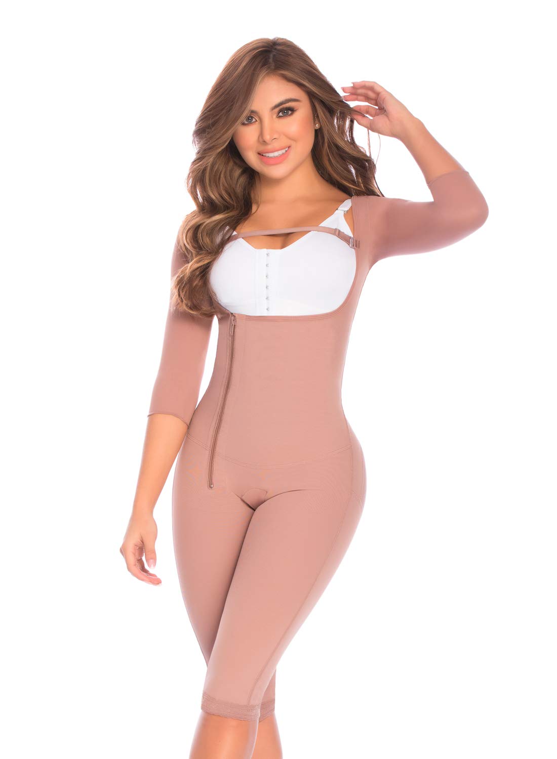 DELIÉ by Fajas DPrada 09174 Colombian Postpartum Girdle - Full Body Shaper for Women - Slimming Waist Trainer & Tummy Control Shapewear for Post Surgery & Maternity Recovery