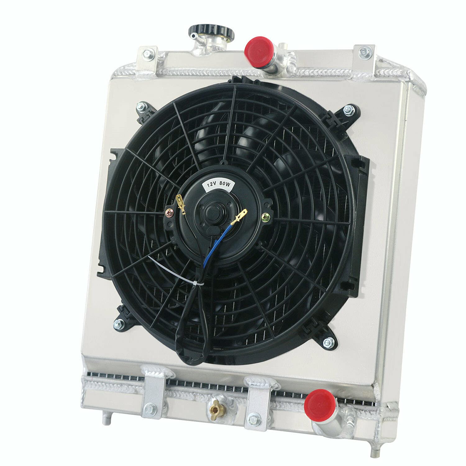 All Aluminum 2-Row Radiator with 12