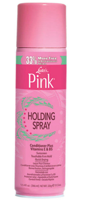 PINK Hair Holding Spray 12.4 oz - Strong Hold Hairspray for All Hair Types | Perfect for Styling, Volume & All-Day Hold