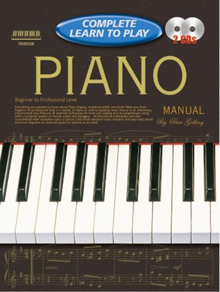 Complete Learn to Play Piano Manual with 2 CDs - Step-by-Step Piano Lessons for Beginners | Perfect for Home Practice, Music Education & Self-Study