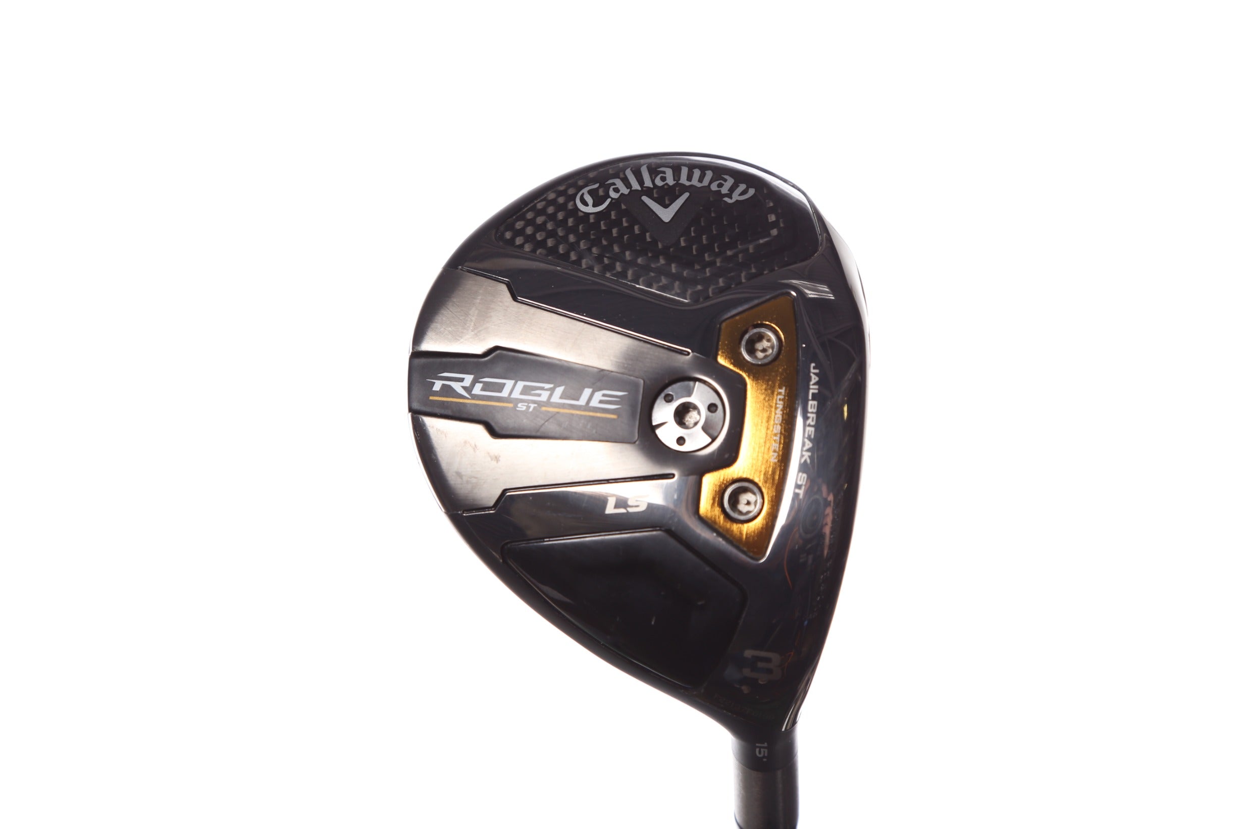 Callaway Rogue ST LS 3 Wood Right Handed 15° Stiff Flex Golf Club - Premium Used Fairway Wood for Long Distance Shots on the Course