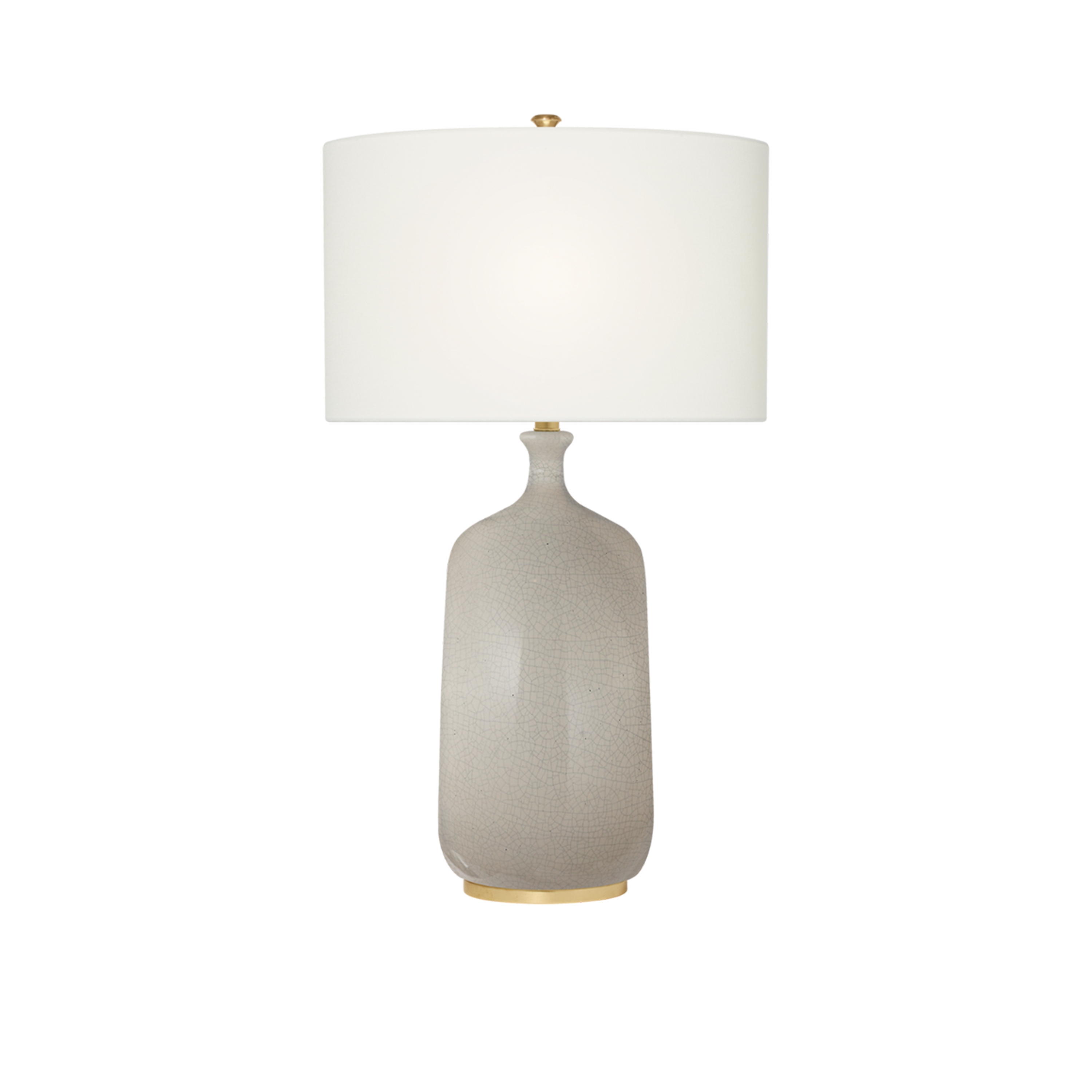 Elegant Culloden Table Lamp - Vintage Style Bedside Lighting for Living Room, Bedroom & Office - Warm White LED Desk Lamp with Fabric Shade