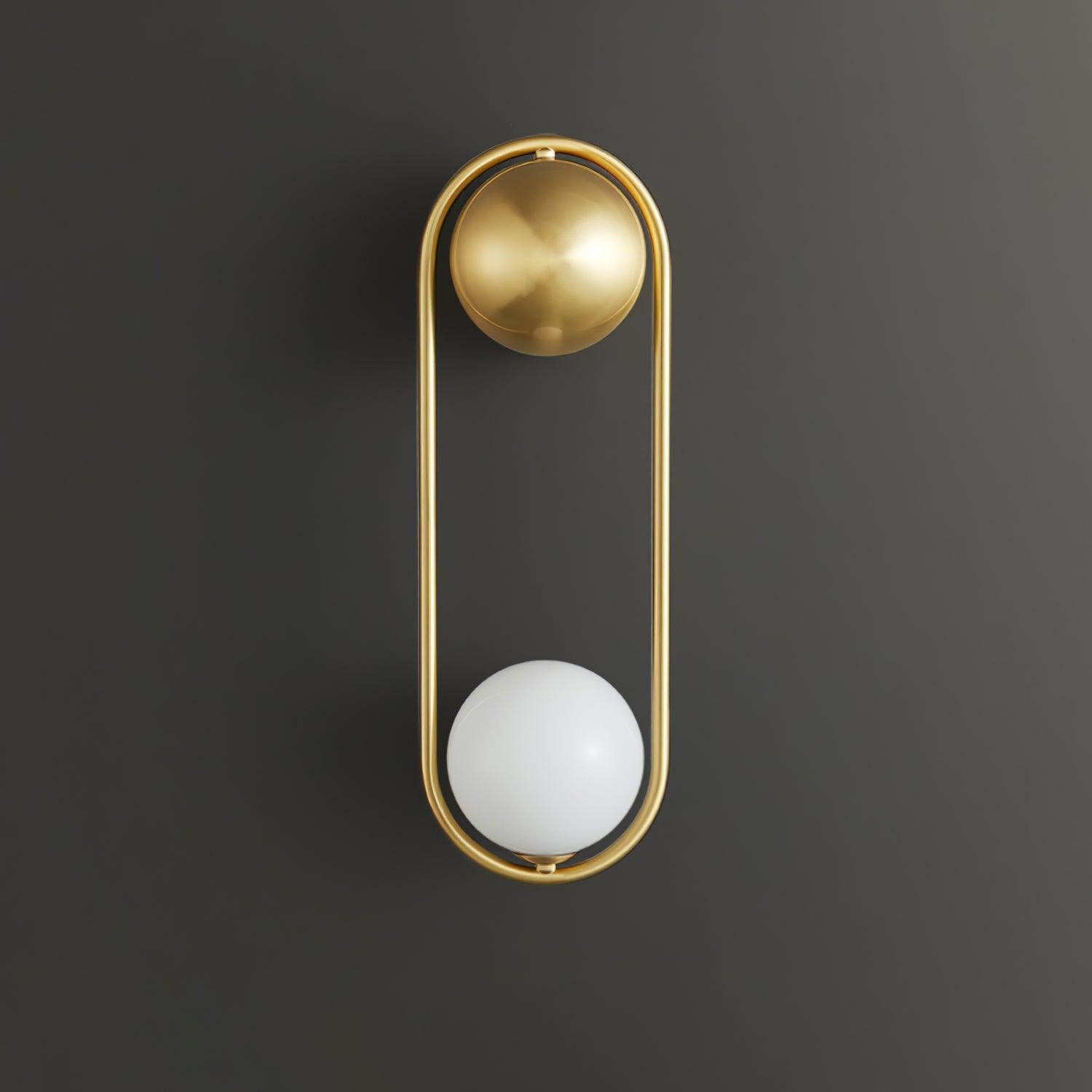 Mila Modern LED Wall Lamp - Dimmable Bedroom Light Fixture for Living Room, Hallway & Office - Energy Efficient Sconce Lighting with Adjustable Brightness