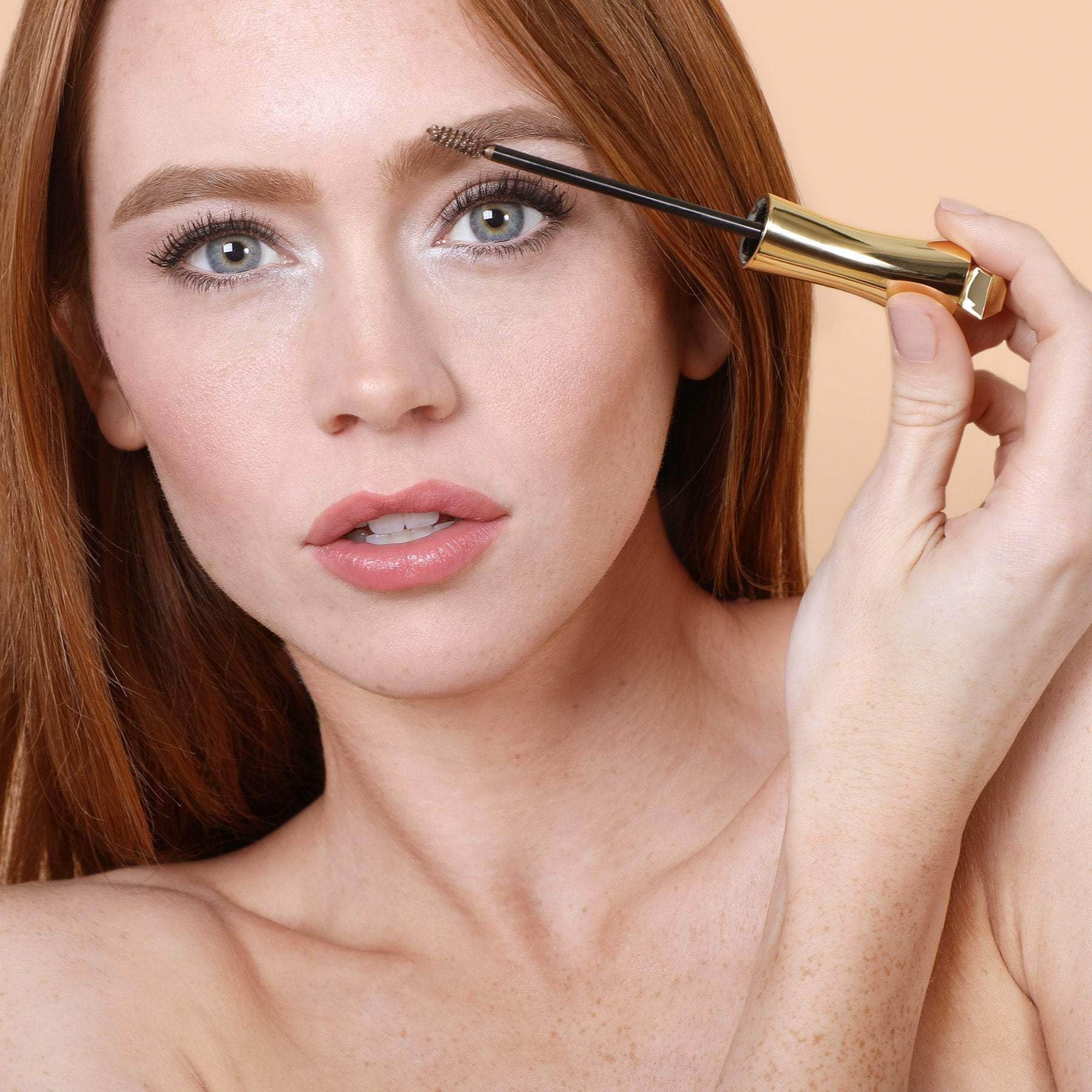 Mirenesse 24hr Brow Lift & Shape Mascara - Smudge Proof Eyebrow Gel for Sparse Brows | 4-in-1 Brow Enhancer with Organic Micro Fibers | Vegan, Toxin-Free (0.15oz) | Perfect for Everyday Makeup & Bold Eyebrow Looks